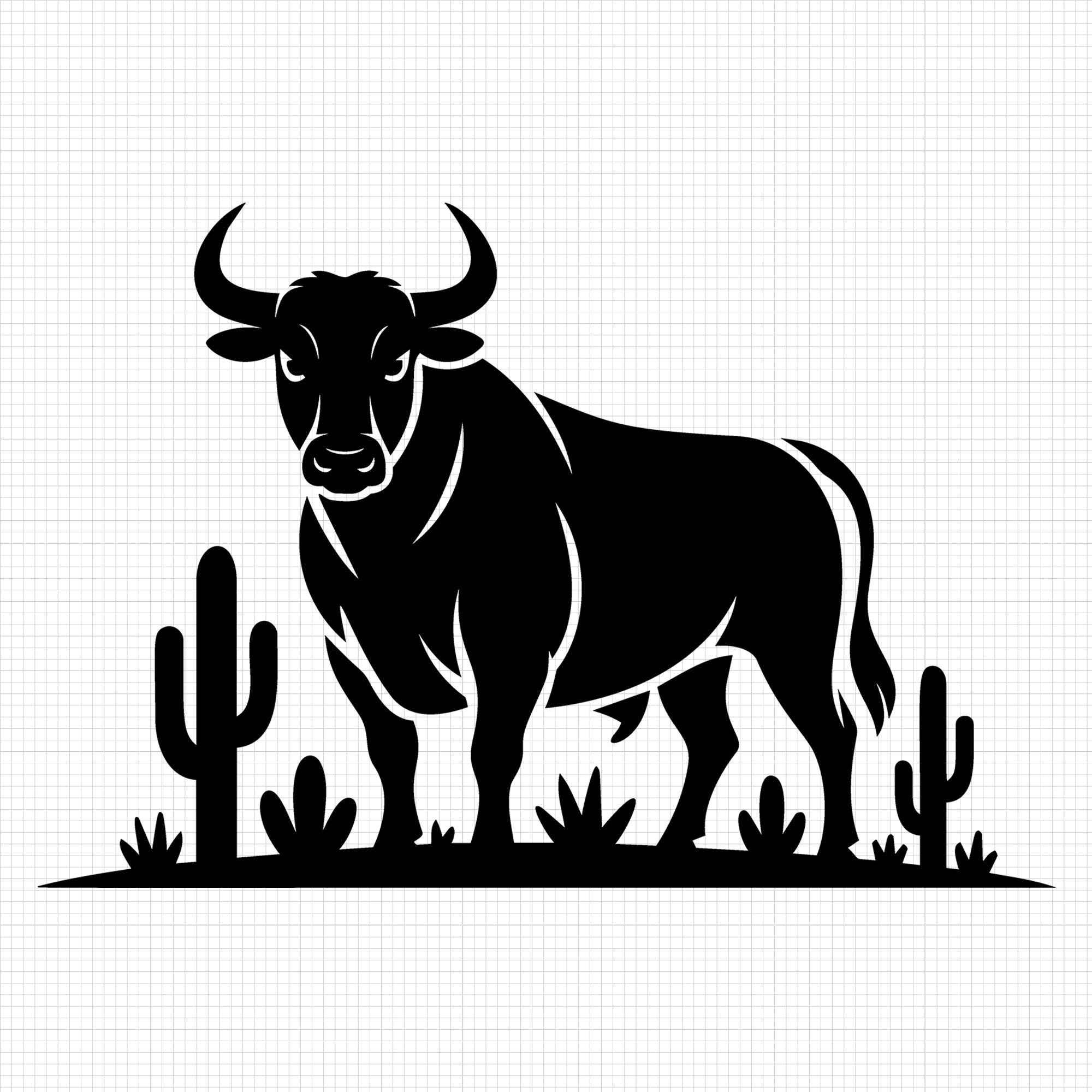Bull SVG File - Craft House SVG