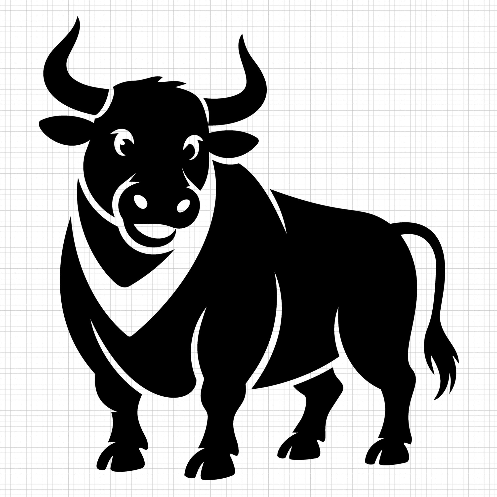 Bull SVG File - Craft House SVG