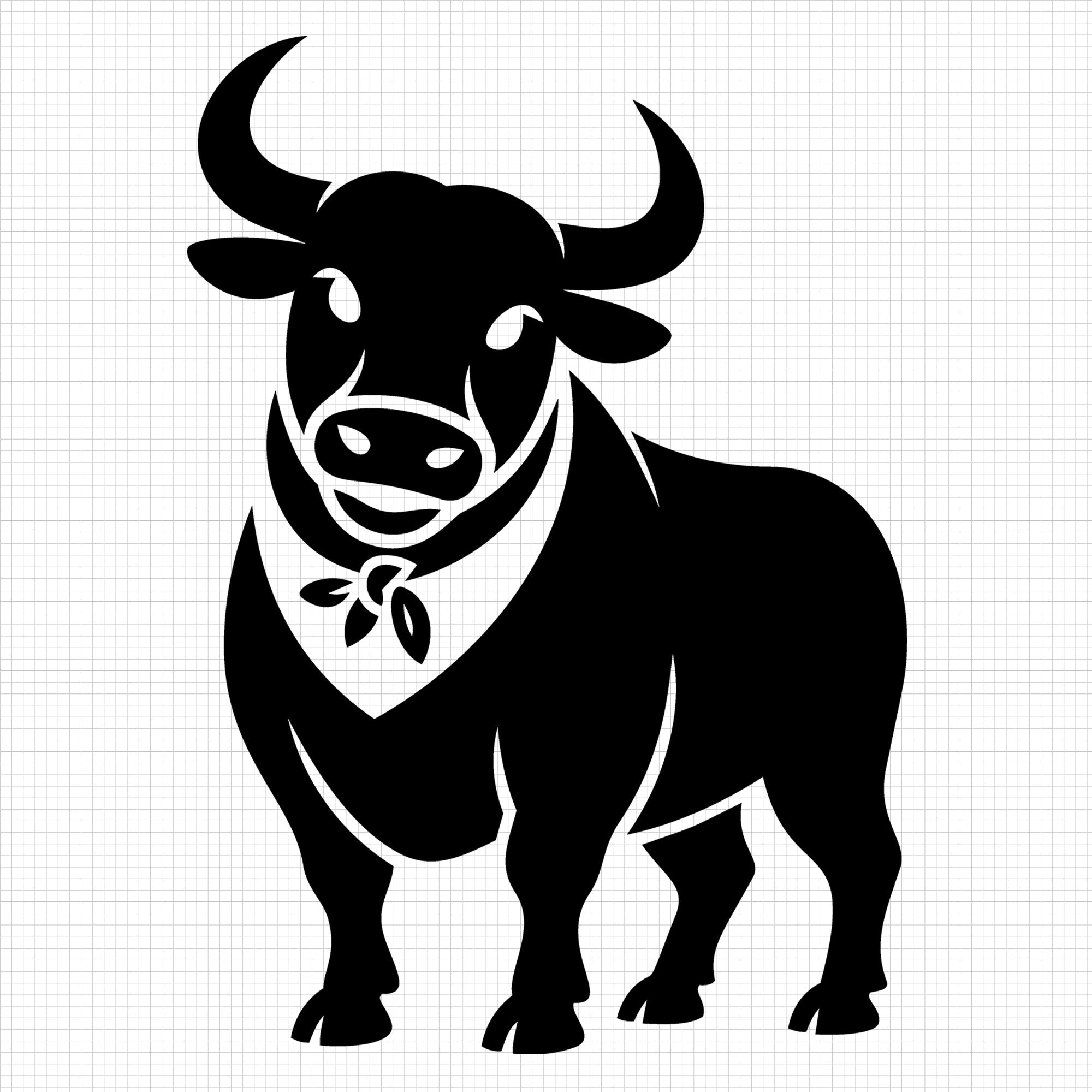 Bull SVG File - Craft House SVG