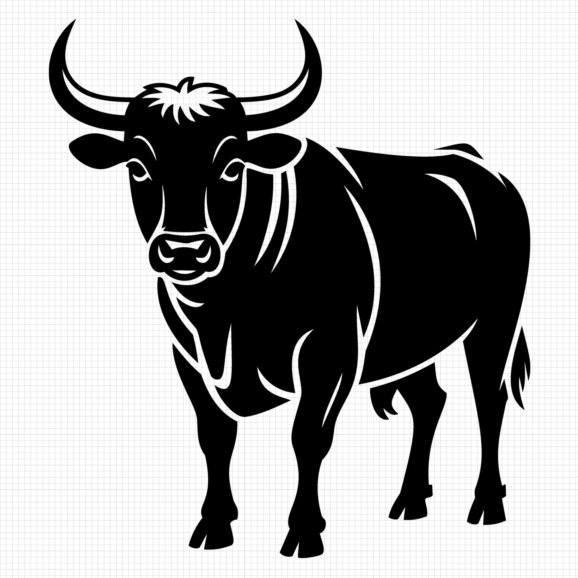 Bull SVG File - Craft House SVG