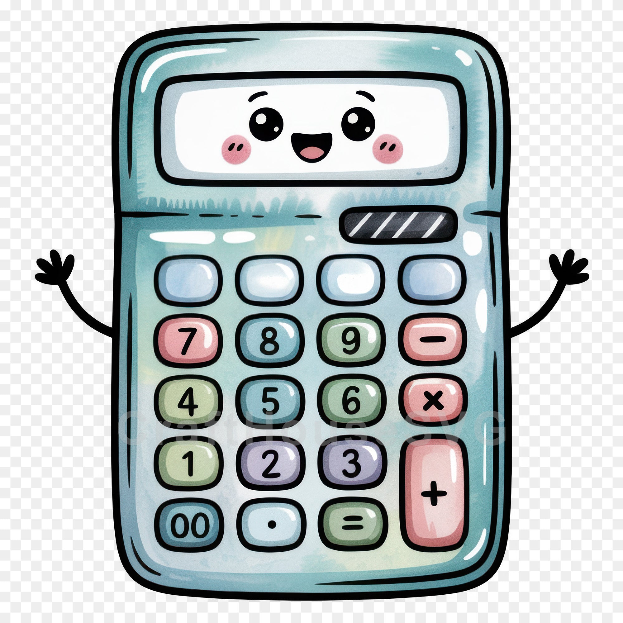 Kawaii Back to School Clipart Bundle