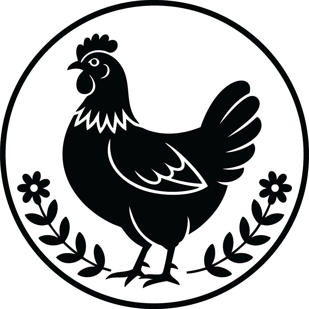 Chicken SVG File SVG DXF EPS PNG - Craft House SVG