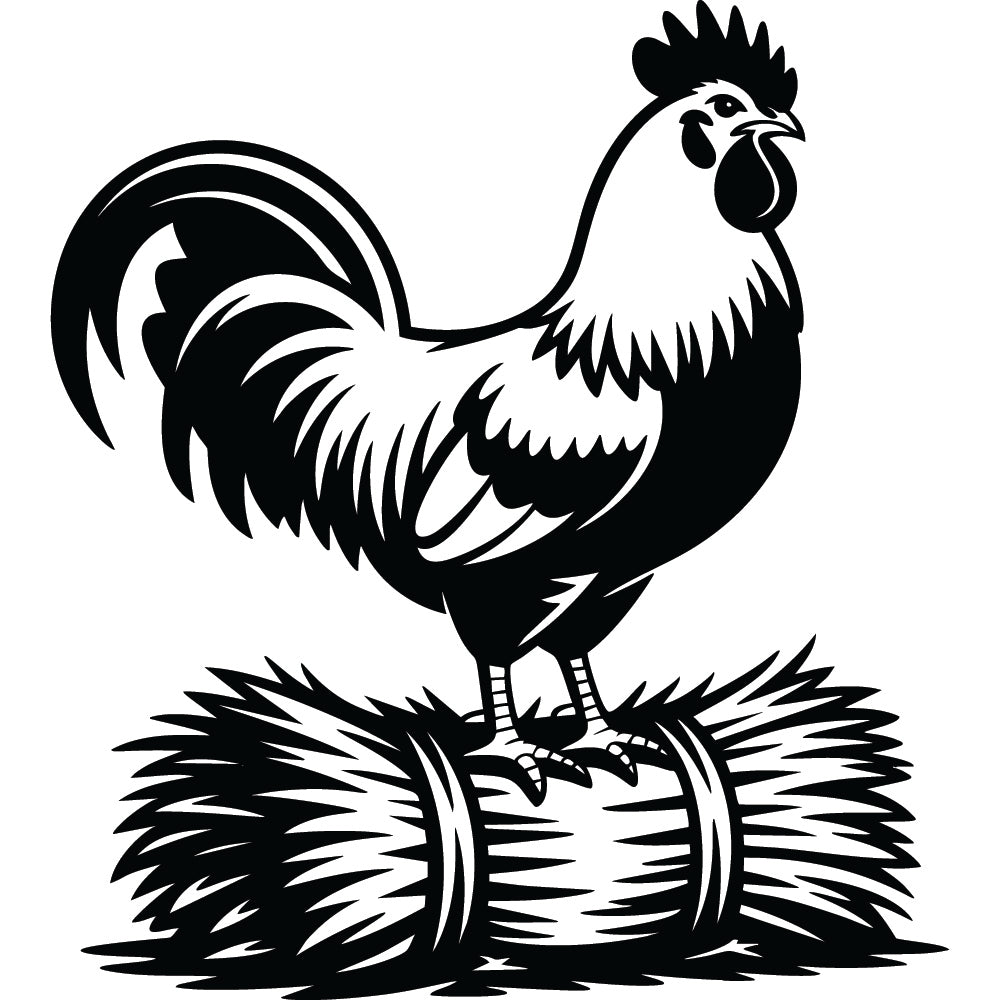 Chicken SVG File SVG DXF EPS PNG - Craft House SVG