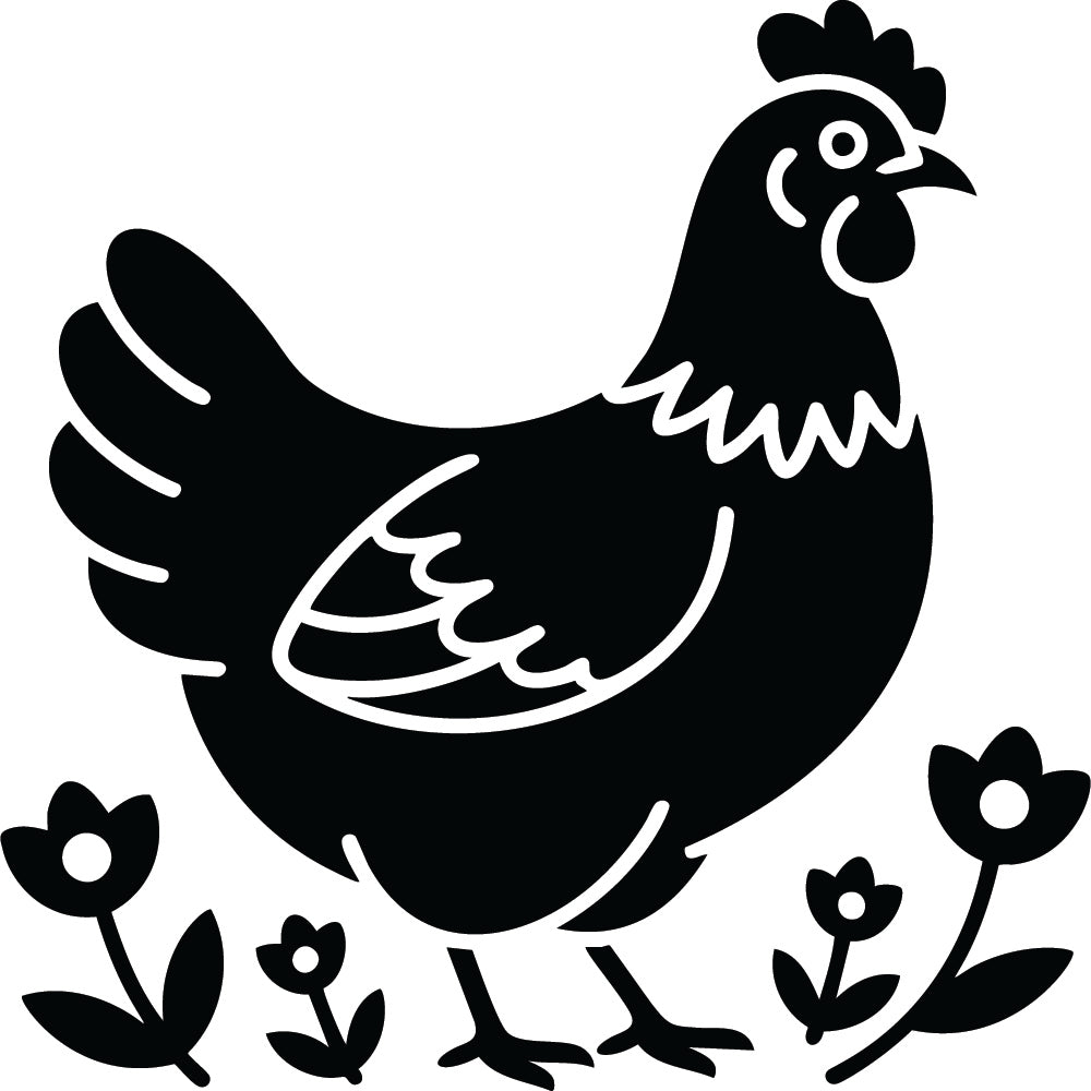 Chicken SVG File SVG DXF EPS PNG - Craft House SVG