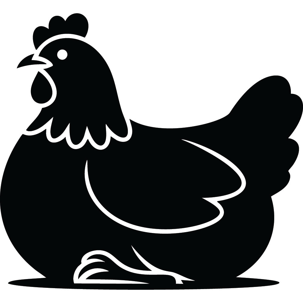 Chicken SVG File SVG DXF EPS PNG - Craft House SVG