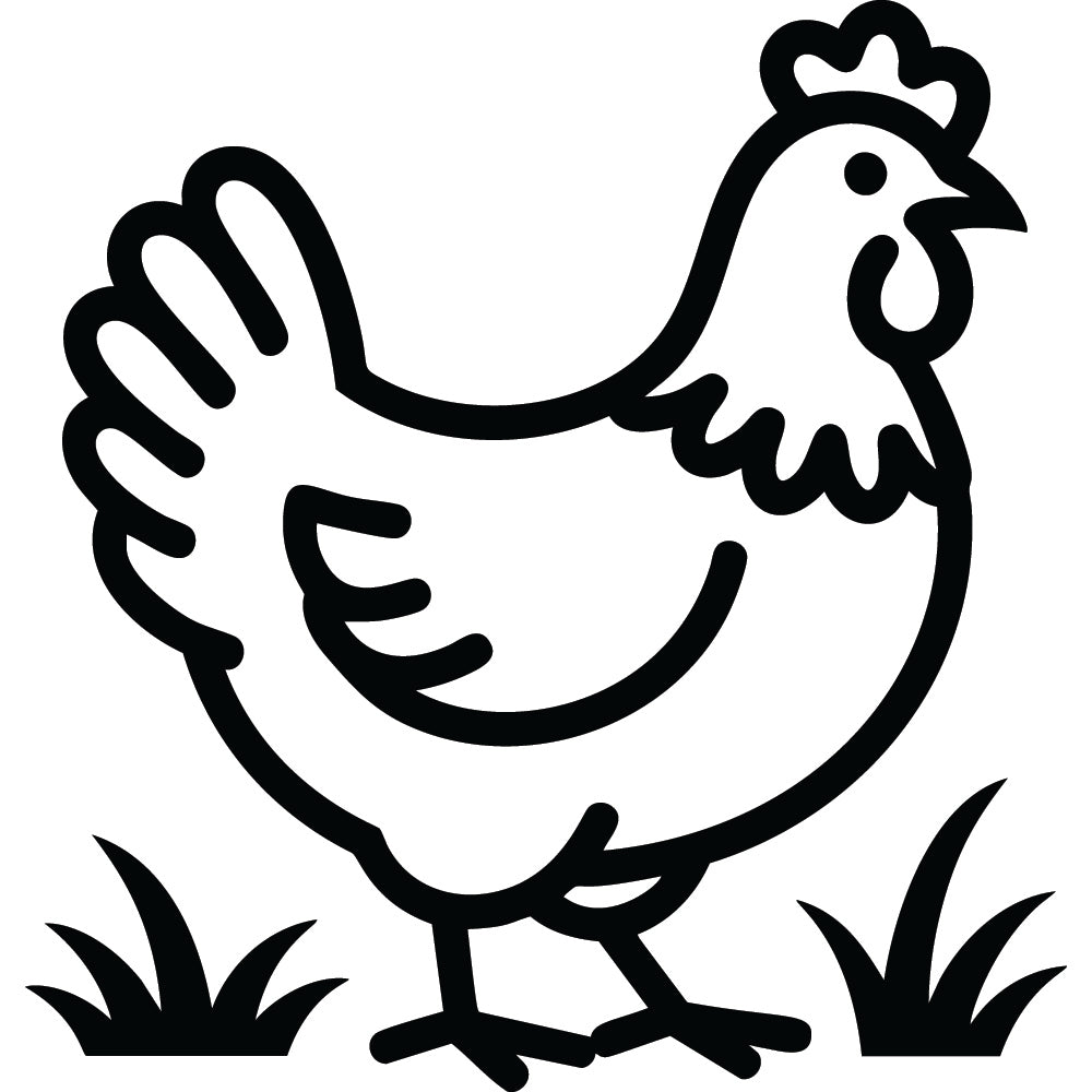 Chicken SVG File SVG DXF EPS PNG - Craft House SVG
