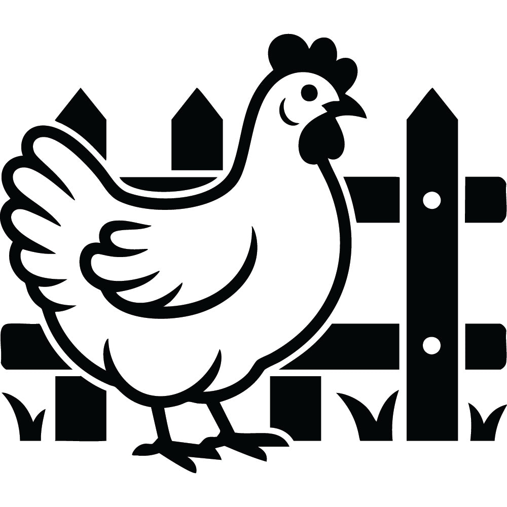Chicken SVG File SVG DXF EPS PNG - Craft House SVG
