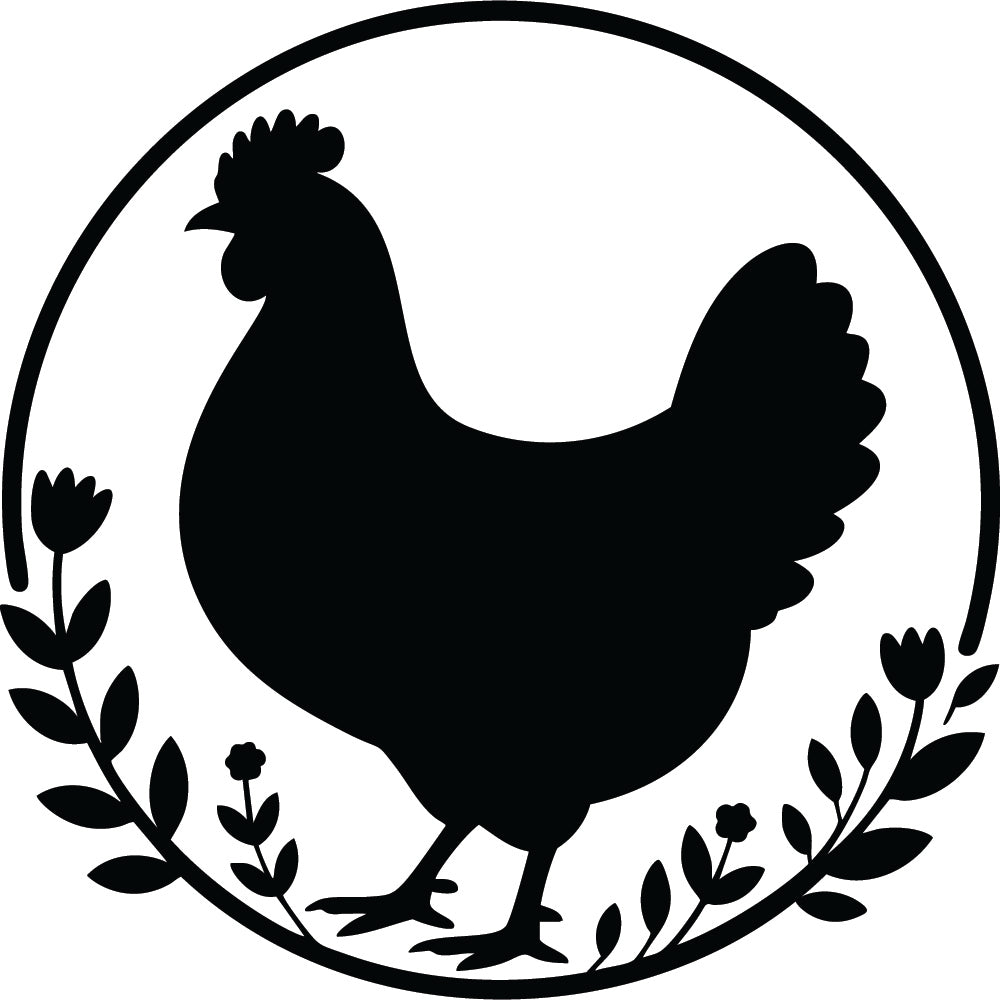 Chicken SVG File SVG DXF EPS PNG - Craft House SVG
