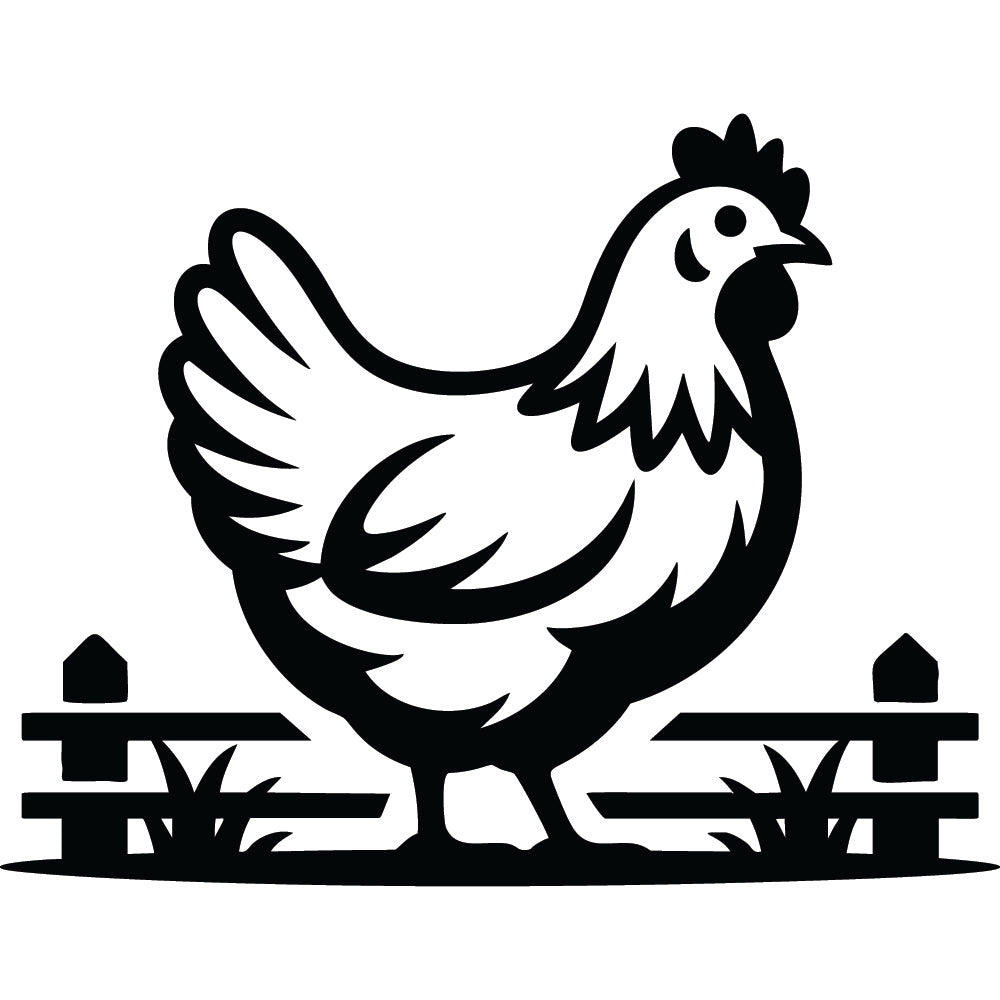 Chicken SVG File SVG DXF EPS PNG - Craft House SVG