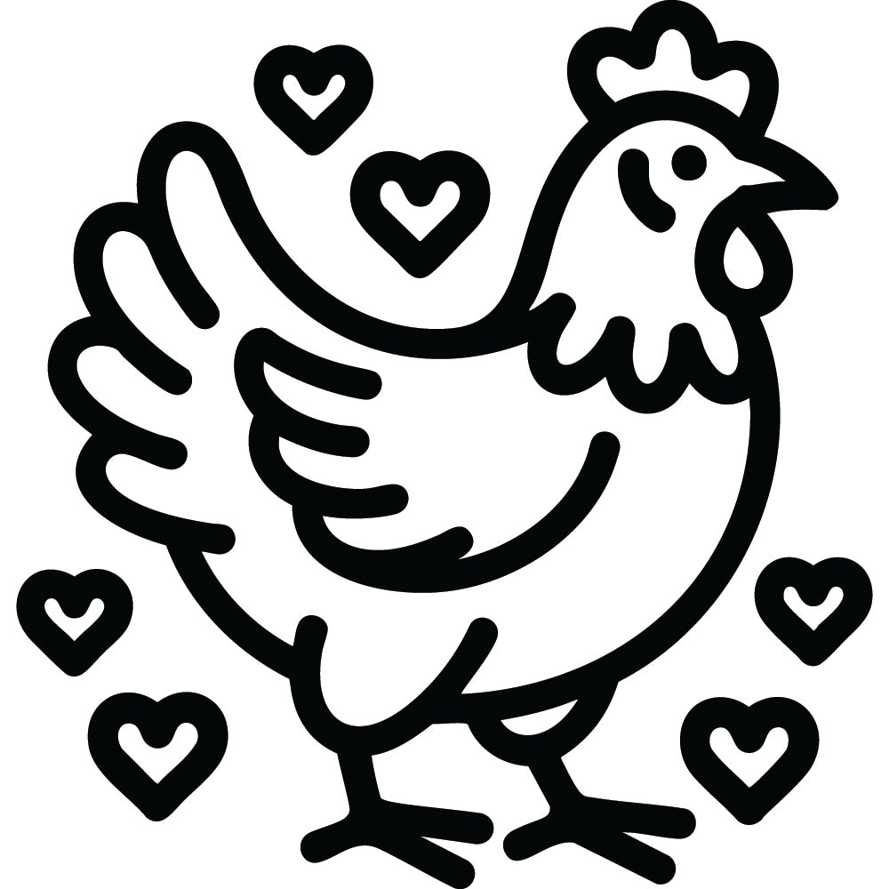 Chicken SVG File SVG DXF EPS PNG - Craft House SVG