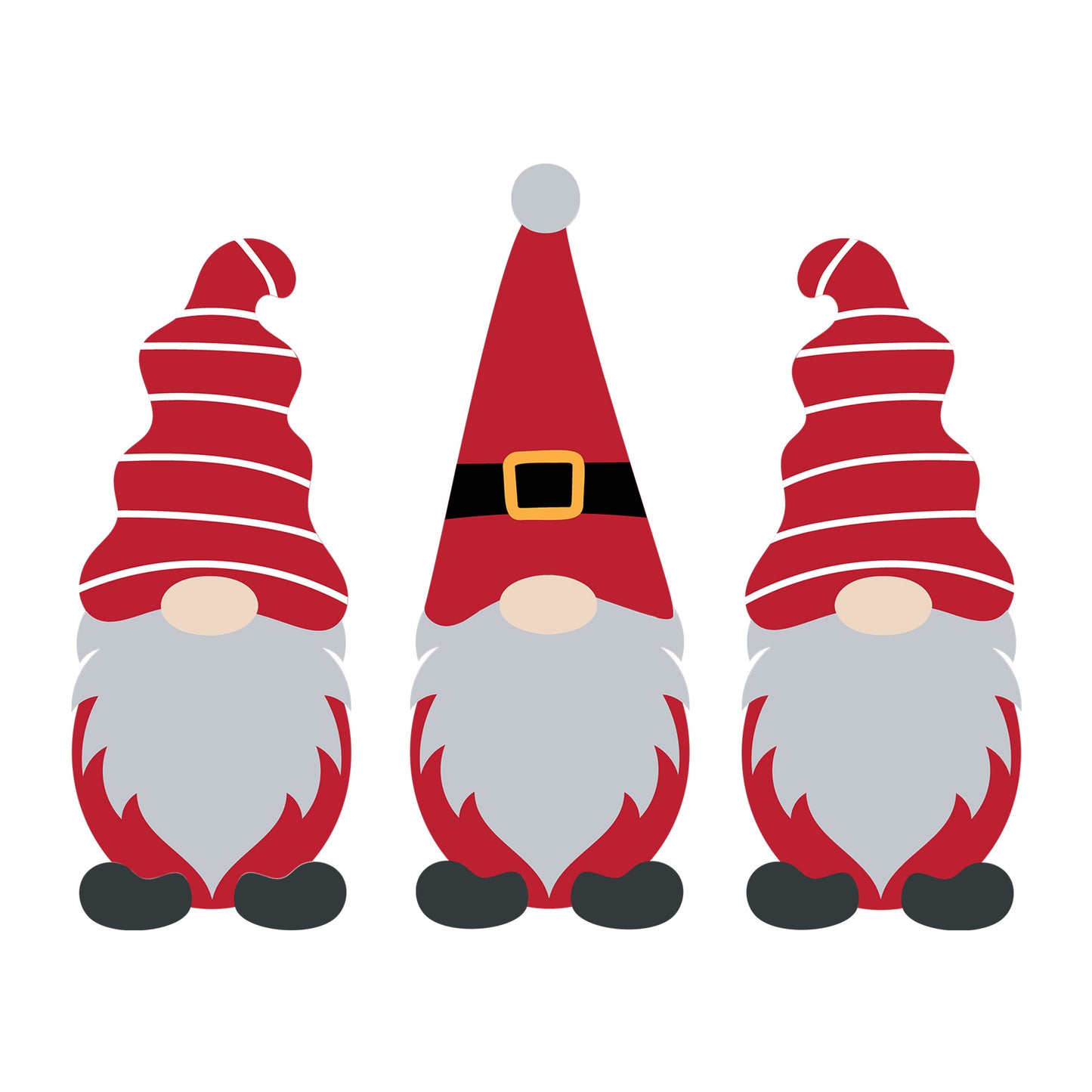 Christmas Gnome SVG design for Cricut, Silhouette, laser cutting, vinyl, sublimation, and holiday craft projects.