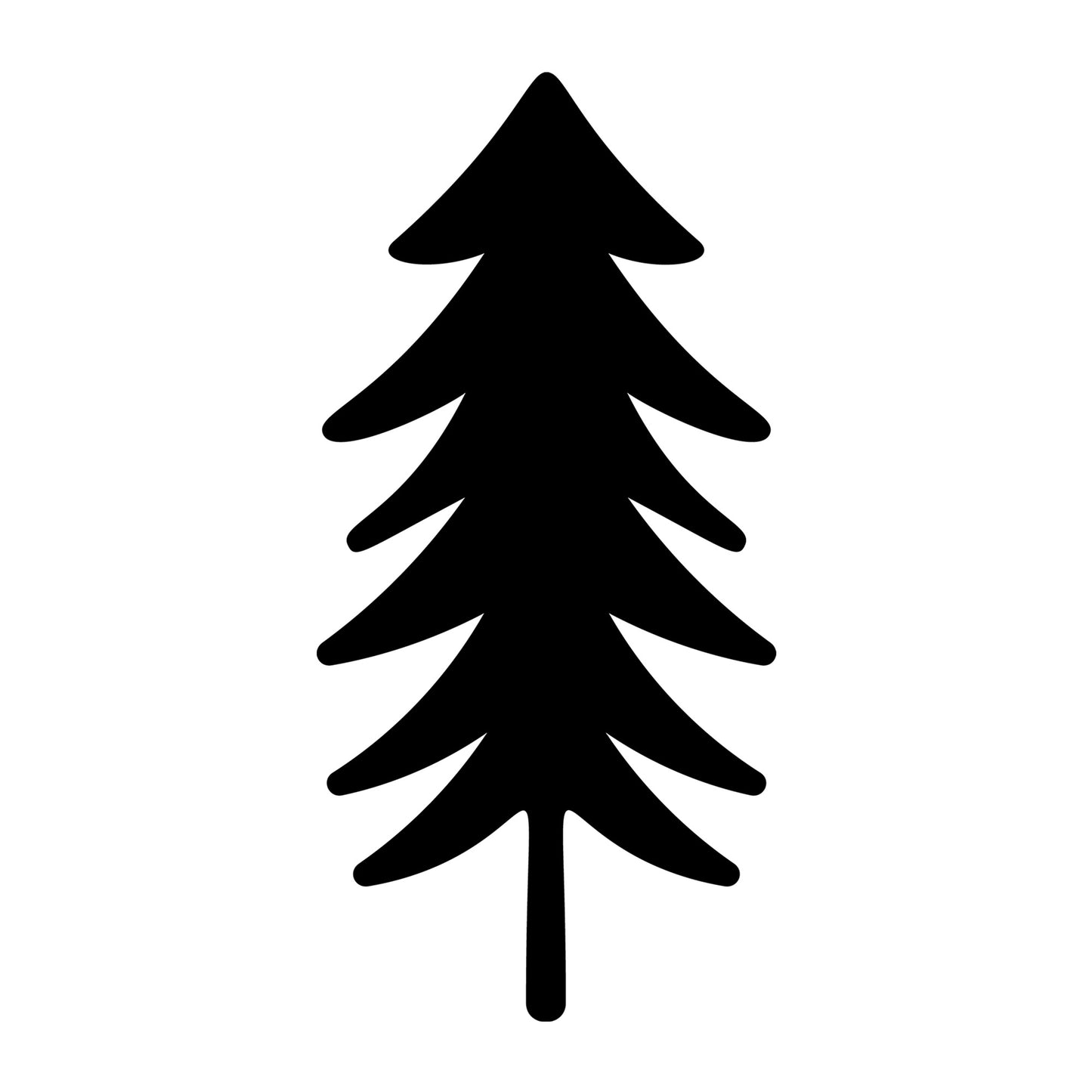 Christmas Tree SVG design for Cricut, Silhouette, laser cutting, vinyl, sublimation, and holiday craft projects.