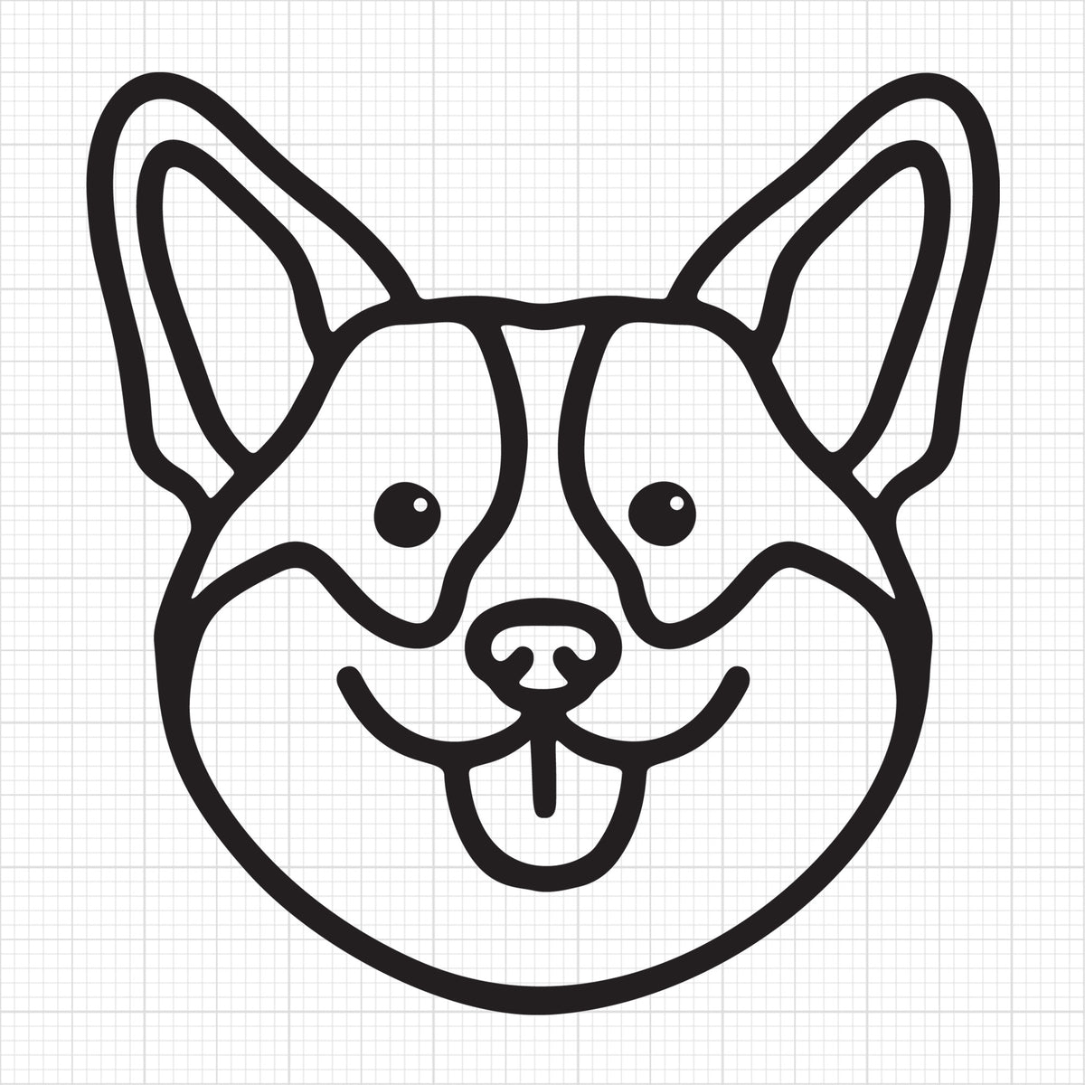 Corgi Outline