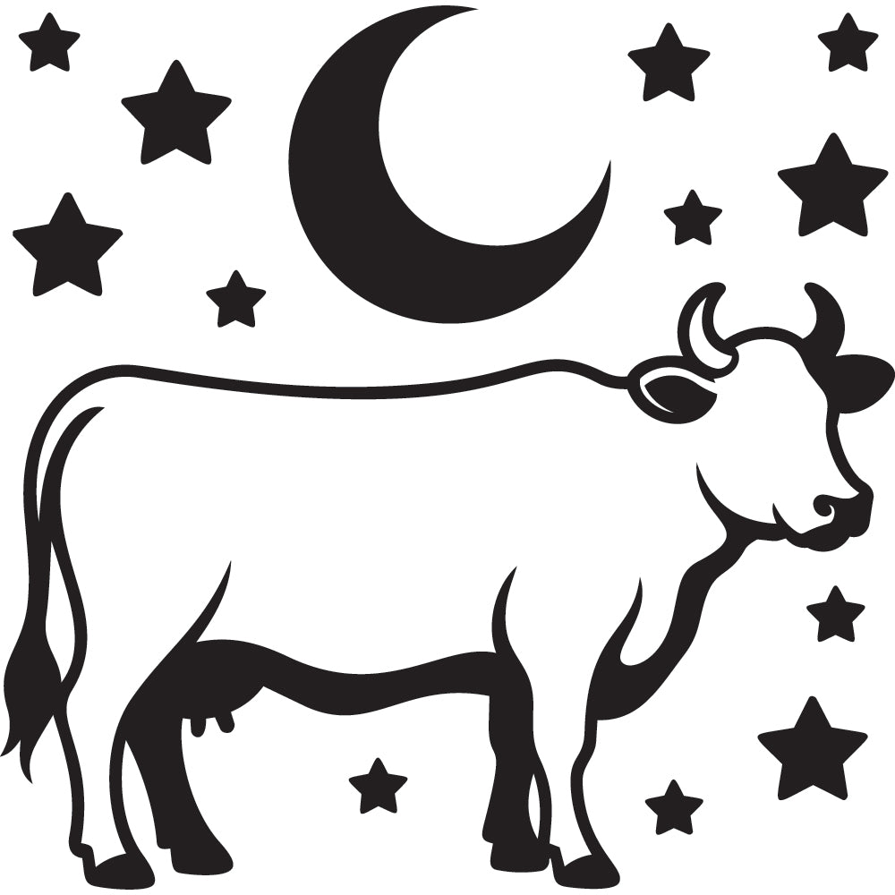 Cow SVG File SVG DXF EPS PNG - Craft House SVG