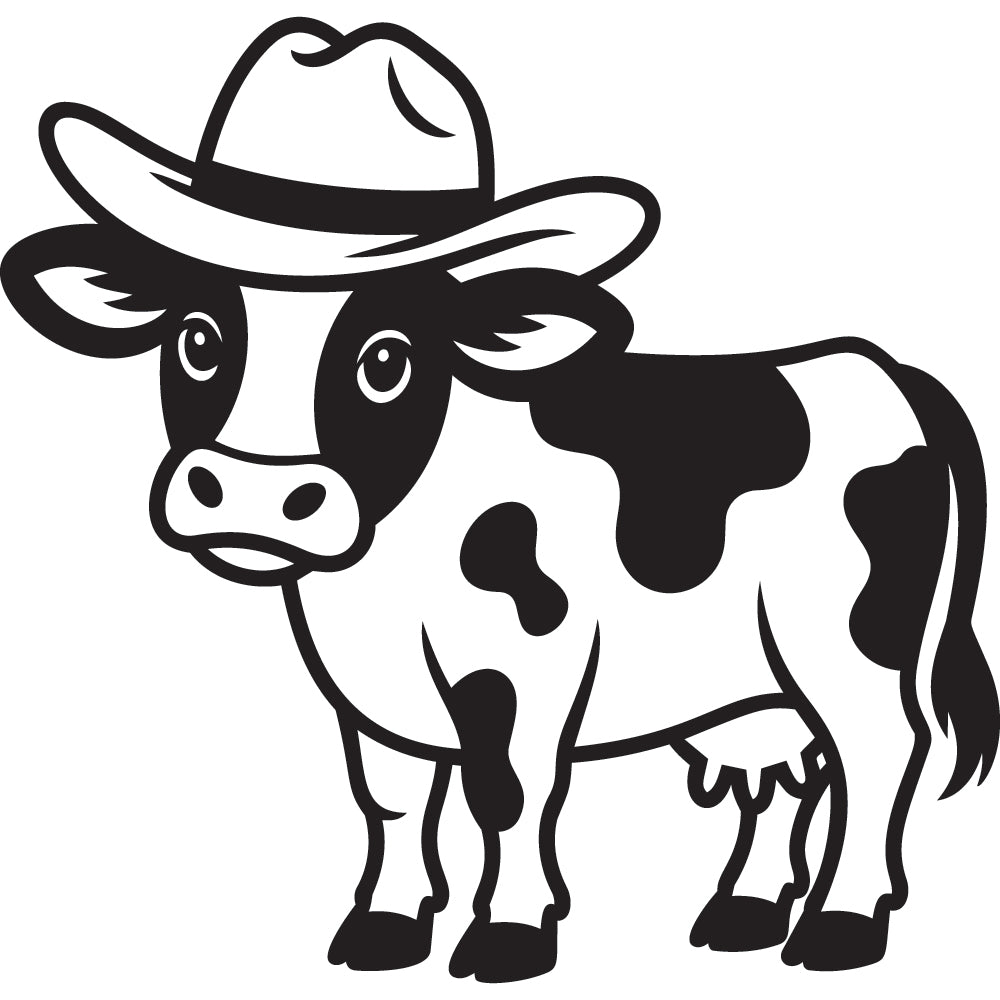 Cow SVG File SVG DXF EPS PNG - Craft House SVG