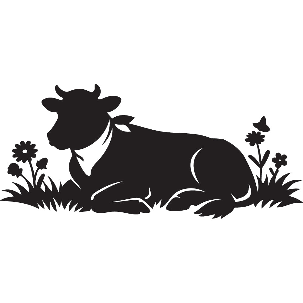 Cow SVG File SVG DXF EPS PNG - Craft House SVG