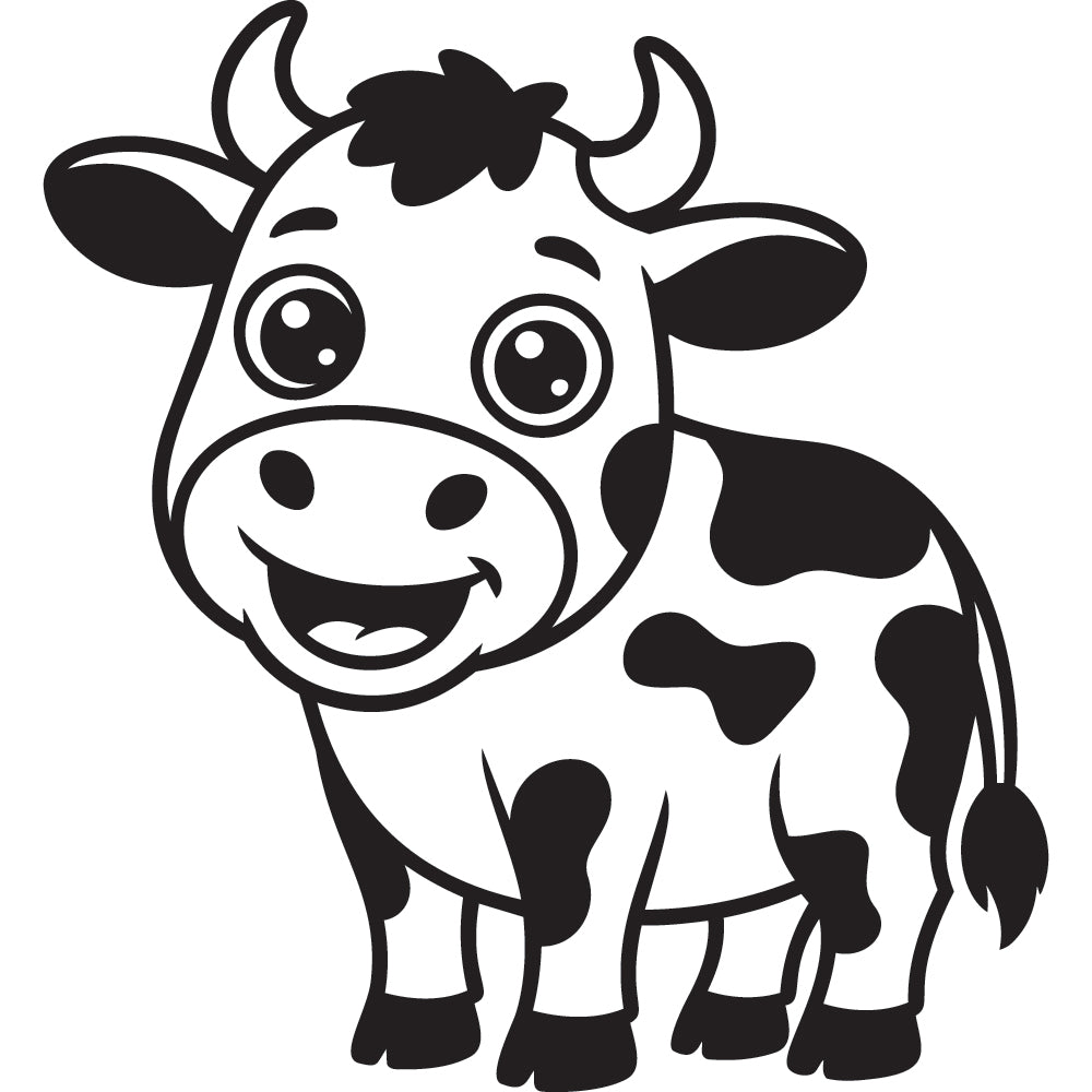 Cow SVG File SVG DXF EPS PNG - Craft House SVG