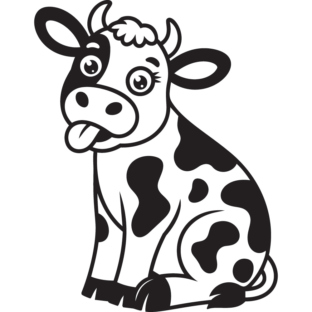 Cow SVG File SVG DXF EPS PNG - Craft House SVG