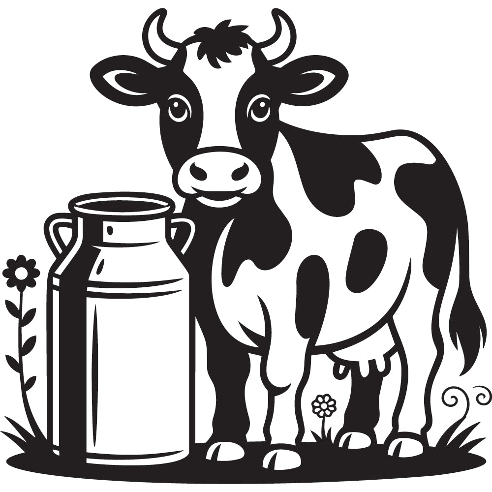 Cow SVG File SVG DXF EPS PNG - Craft House SVG