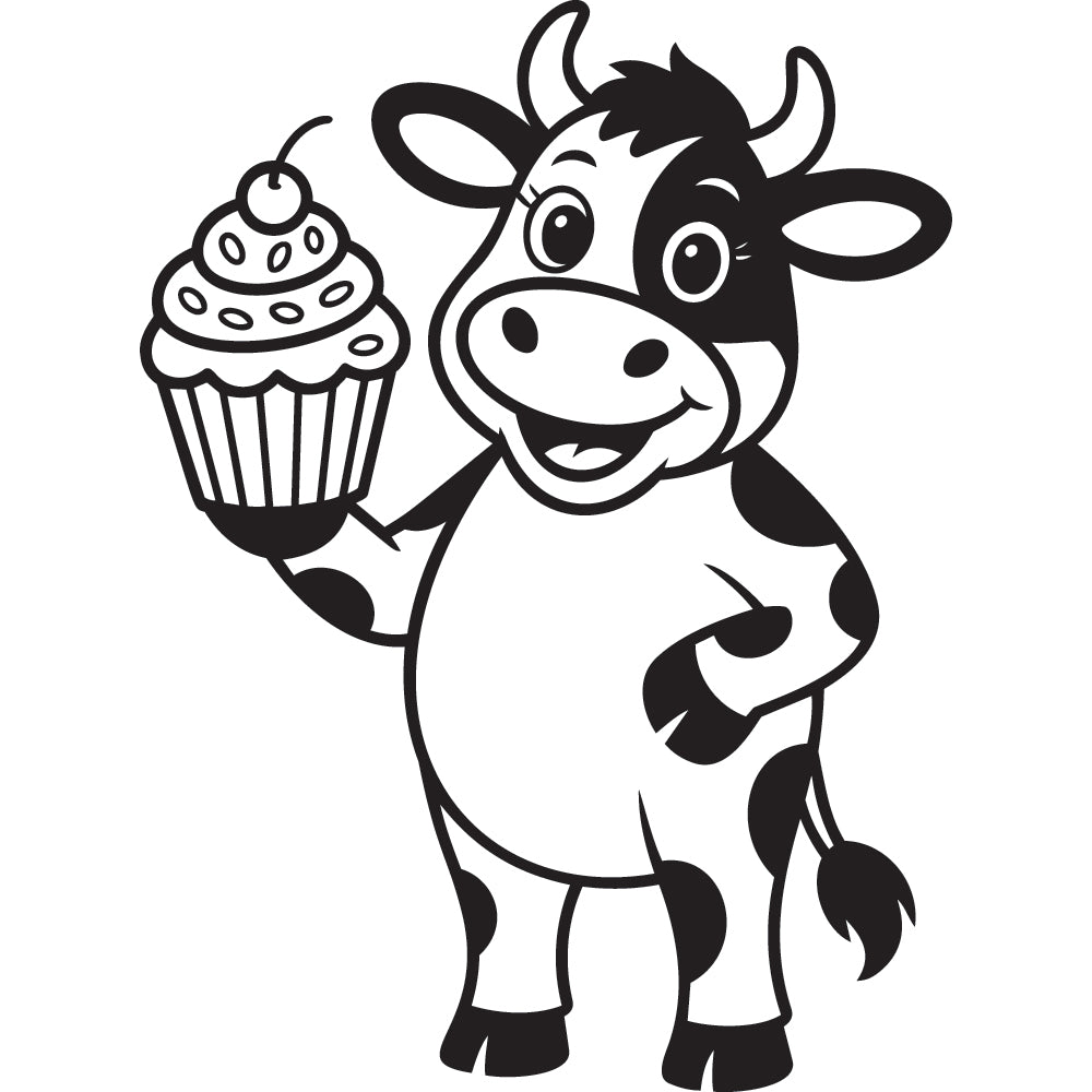 Cow SVG File SVG DXF EPS PNG - Craft House SVG