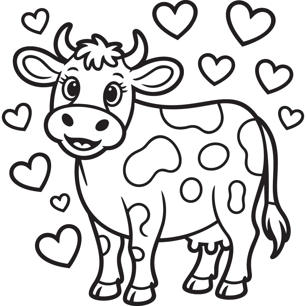 Cow SVG File SVG DXF EPS PNG - Craft House SVG