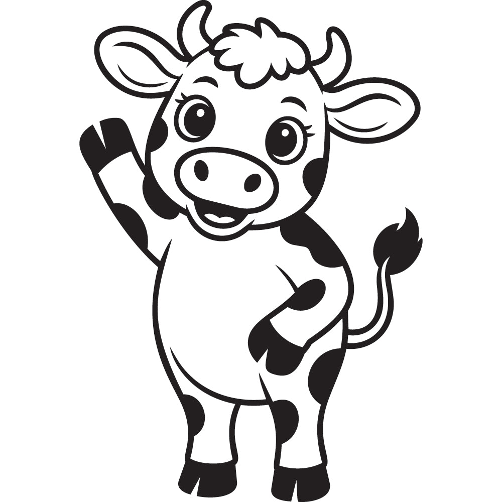 Cow SVG File SVG DXF EPS PNG - Craft House SVG
