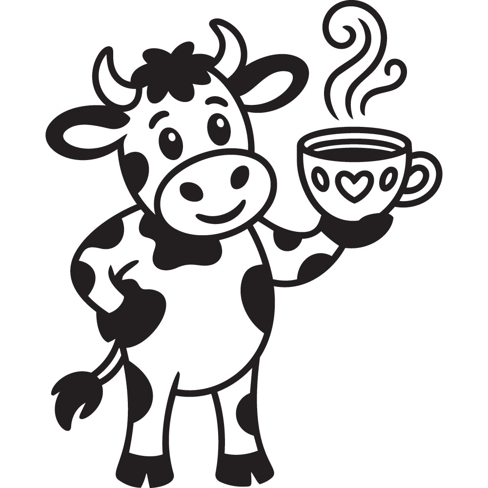 Cow SVG File SVG DXF EPS PNG - Craft House SVG