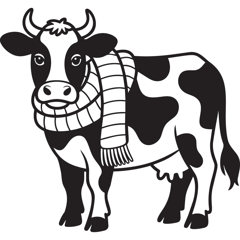 Cow SVG File SVG DXF EPS PNG - Craft House SVG