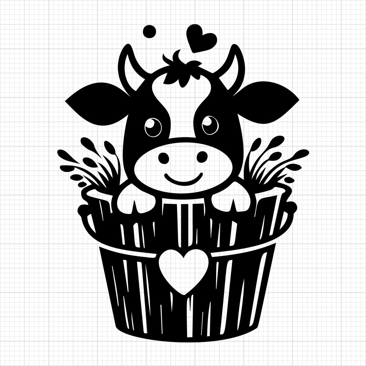 Cute Cow Silhouette 36