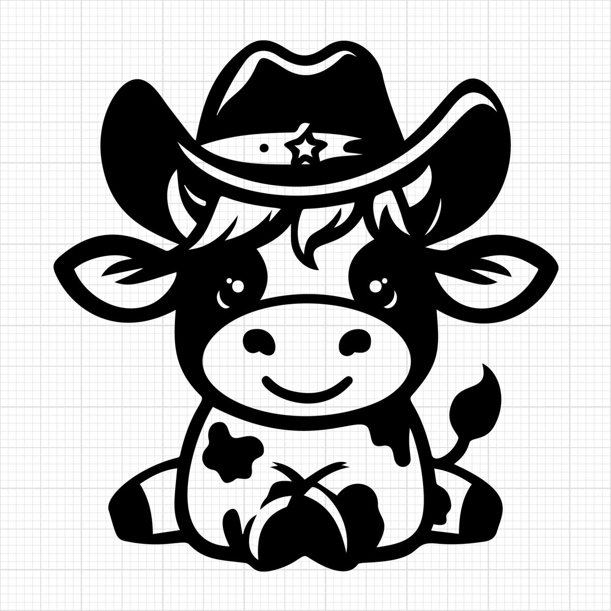 Cute Cow Silhouette 47