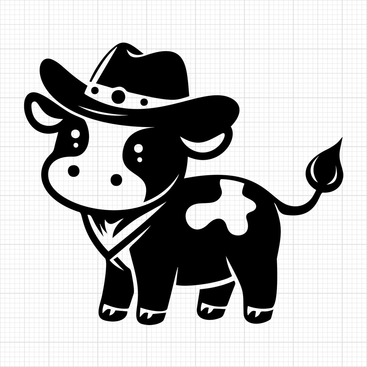 Cute Cow Silhouette 49