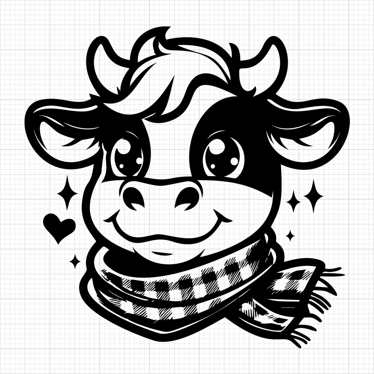 Cute Cow Silhouette 69
