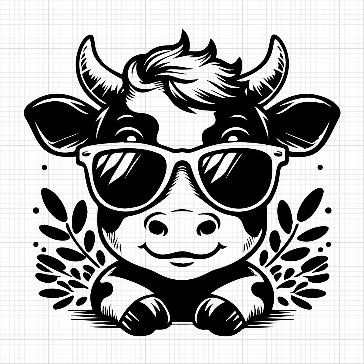Cute Cow Silhouette 73