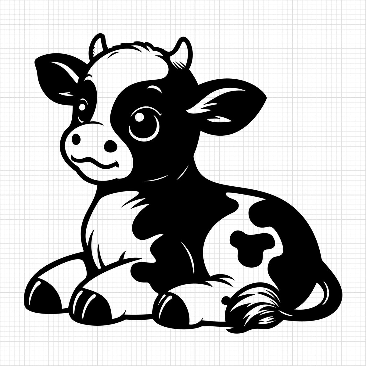 Cute Cow Silhouette 95