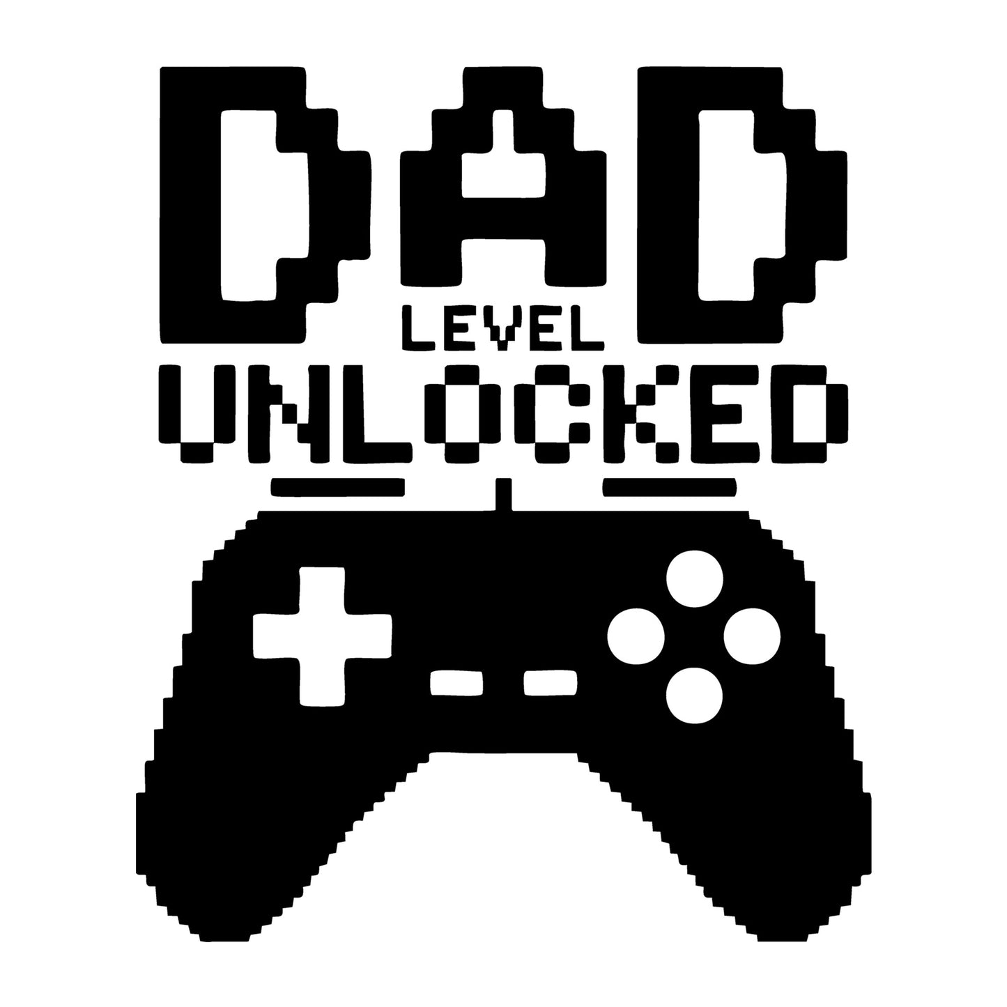 Dad Level Unlocked SVG