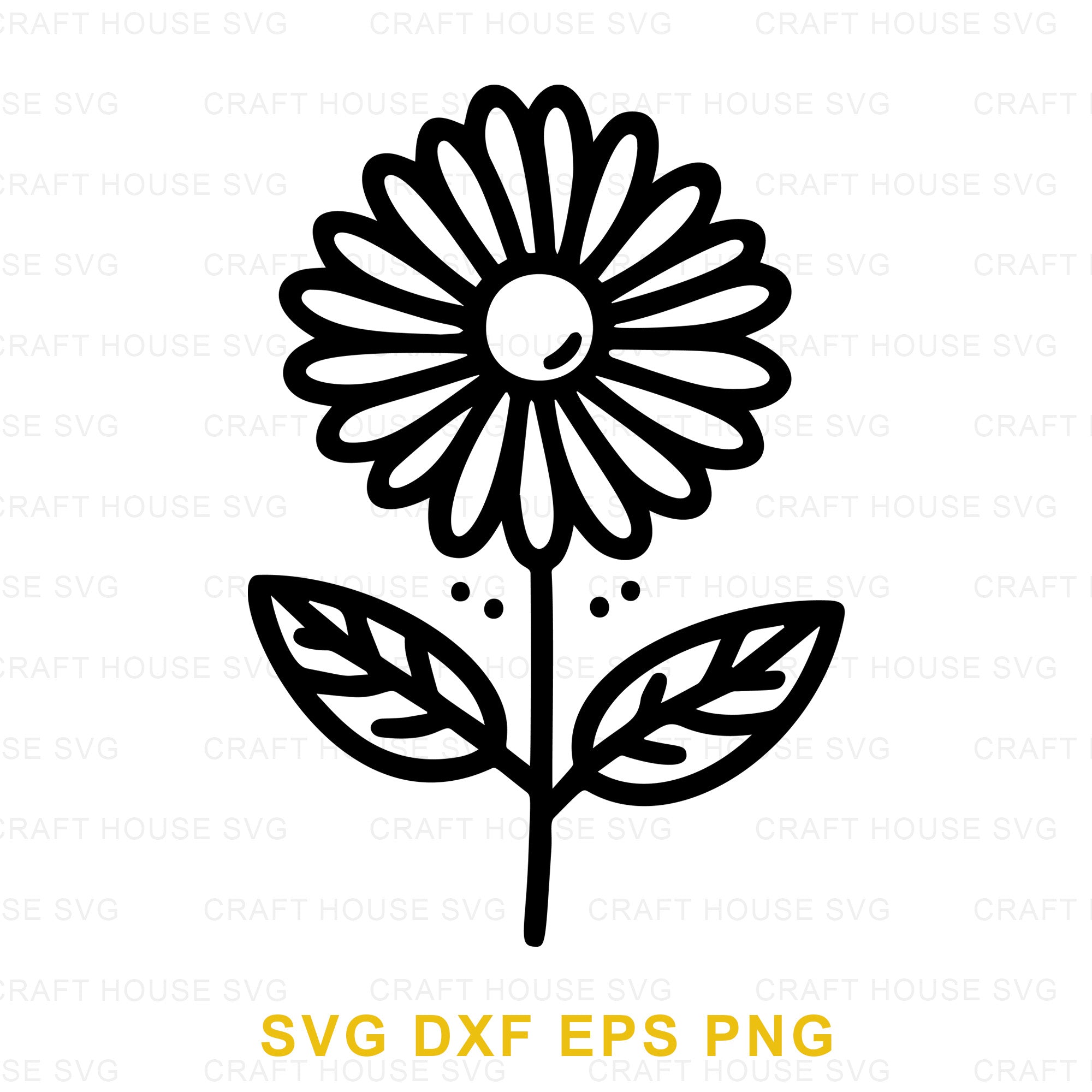 Simple Daisy Flower SVG