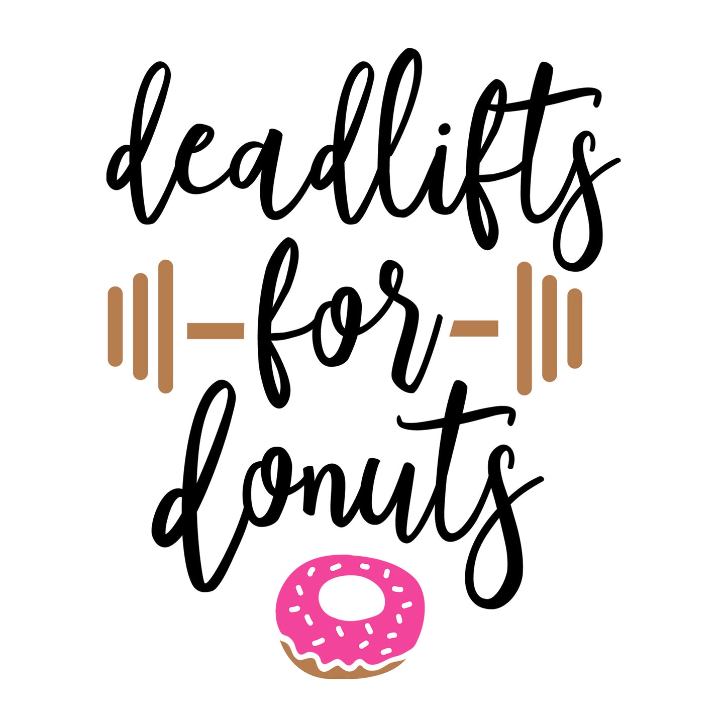 Deadlifts for donuts SVG