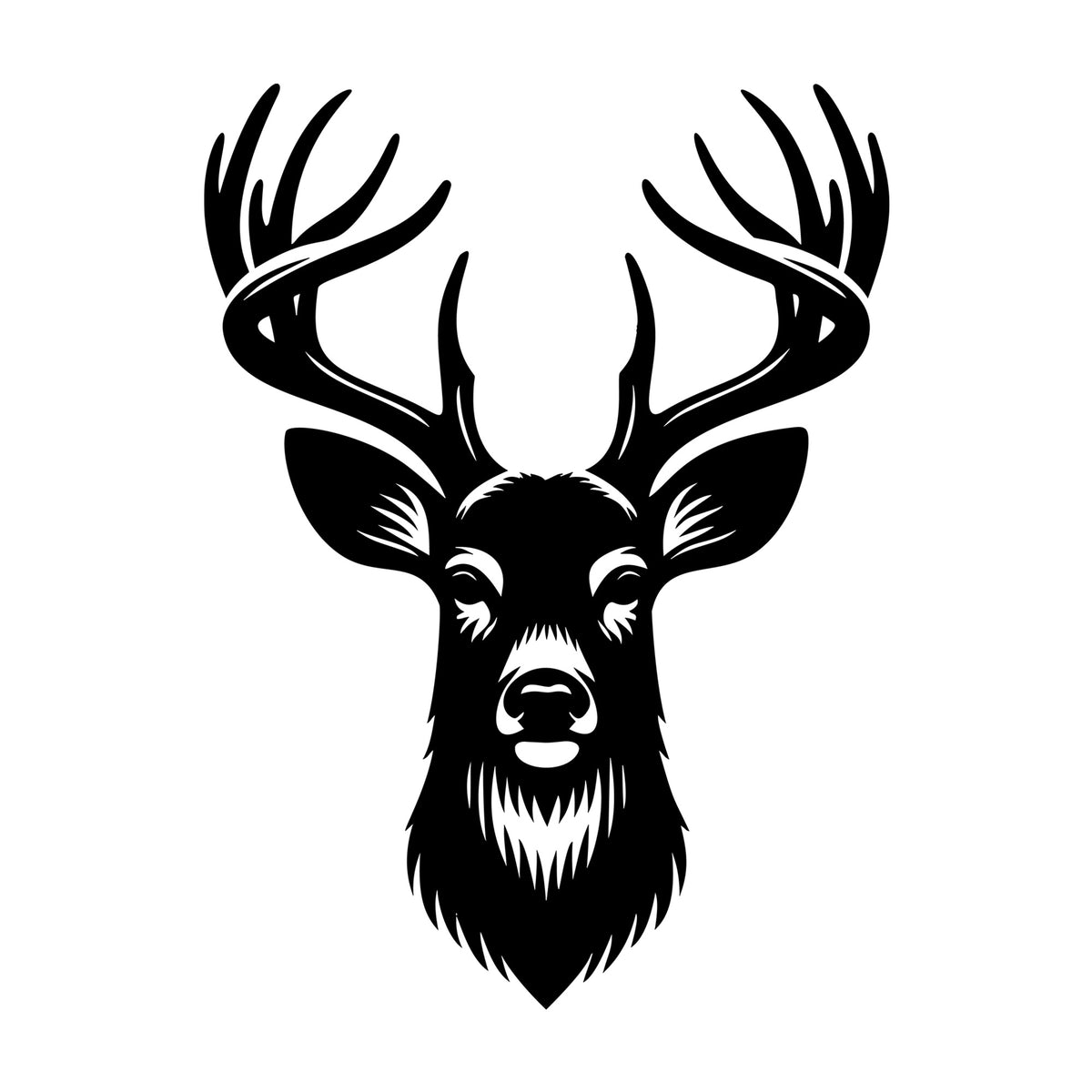 Deer SVG design for Cricut, Silhouette, laser cutting, vinyl, sublimation, and craft projects.