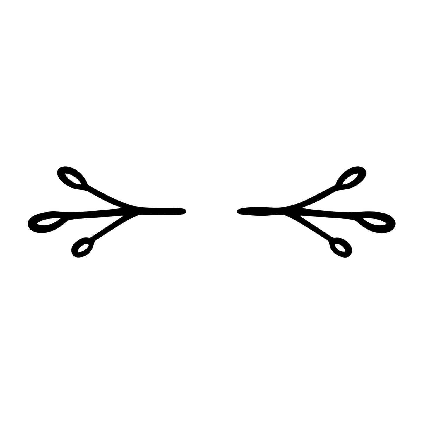Floral Divider SVG design element for Cricut, Silhouette, laser cutting, vinyl, sublimation, and craft projects.