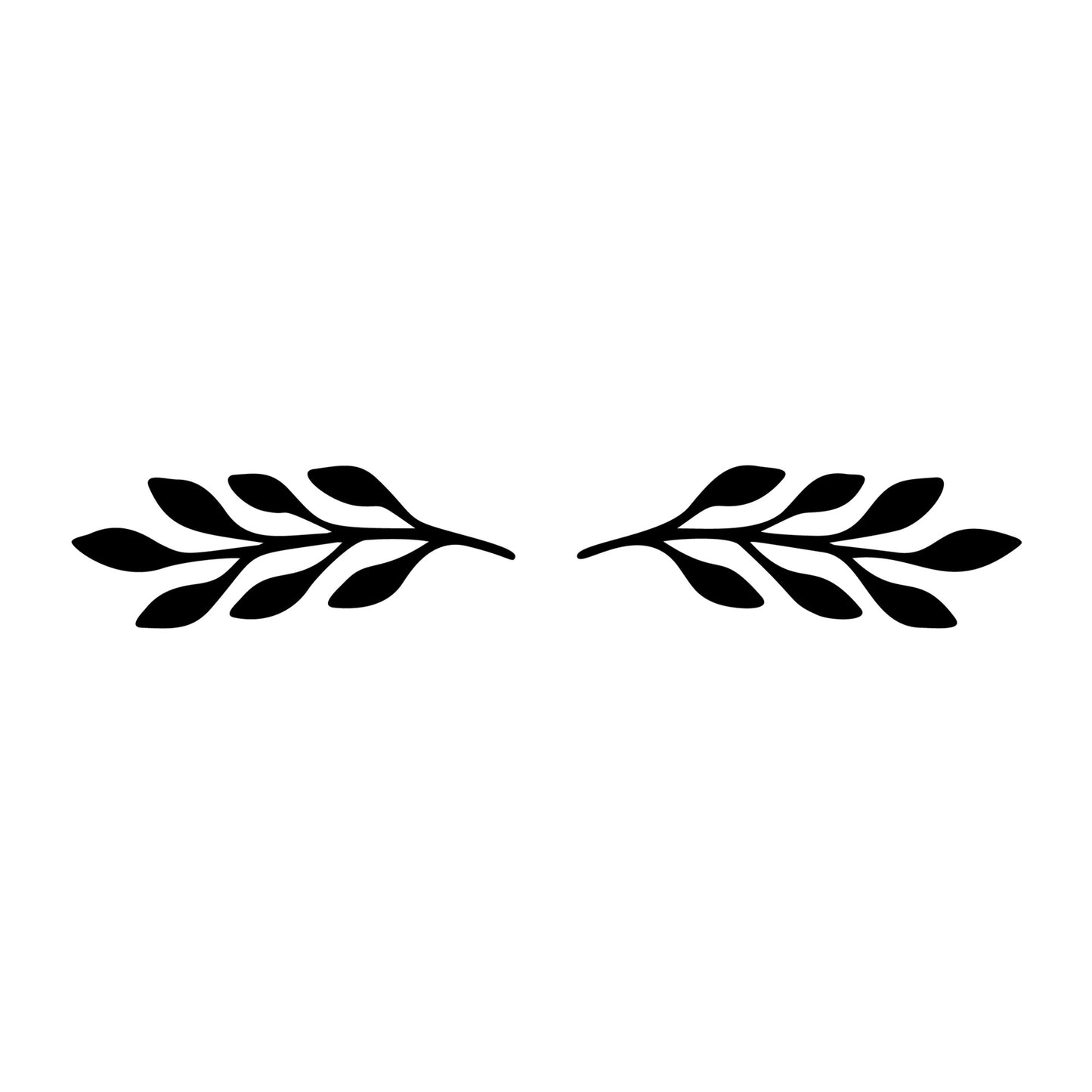 Floral Divider SVG design element for Cricut, Silhouette, laser cutting, vinyl, sublimation, and craft projects.