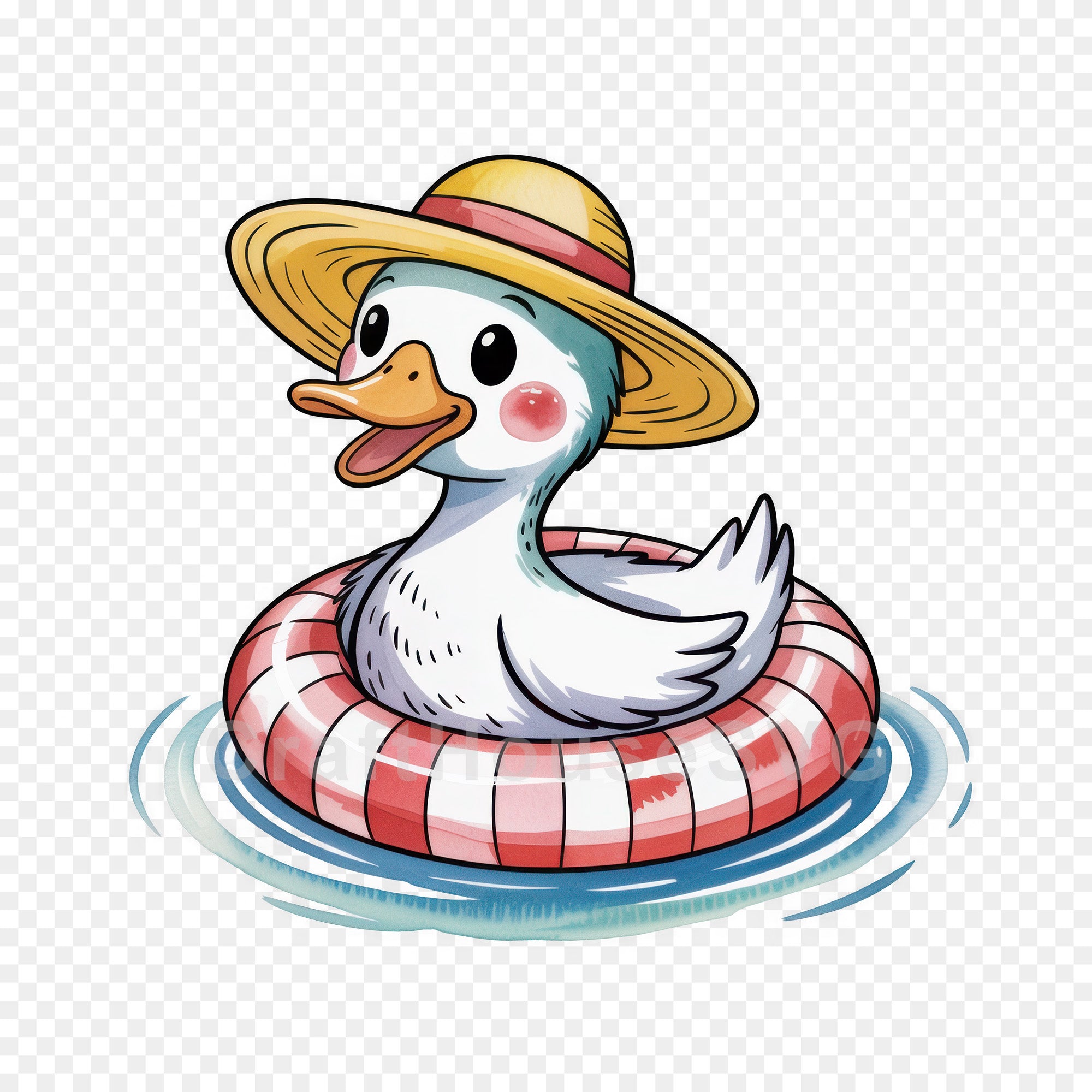 Cute Summer Animals Clipart Bundle