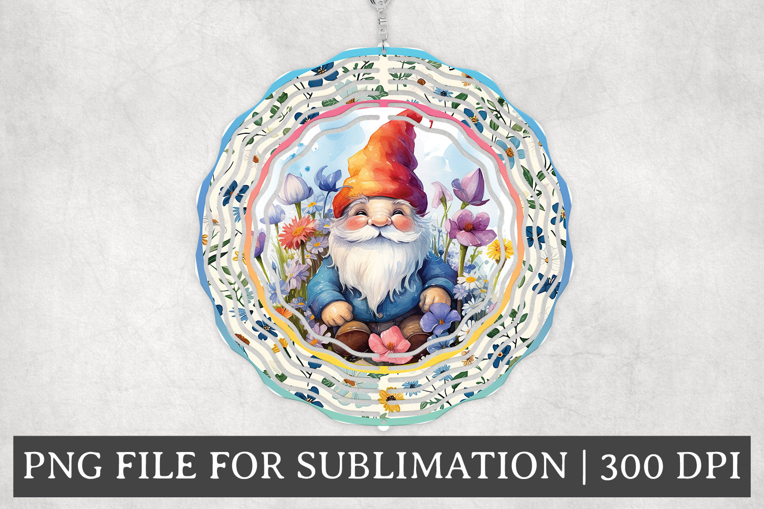 Easter Round Windspinner Bundle Sublimation Designs PNG