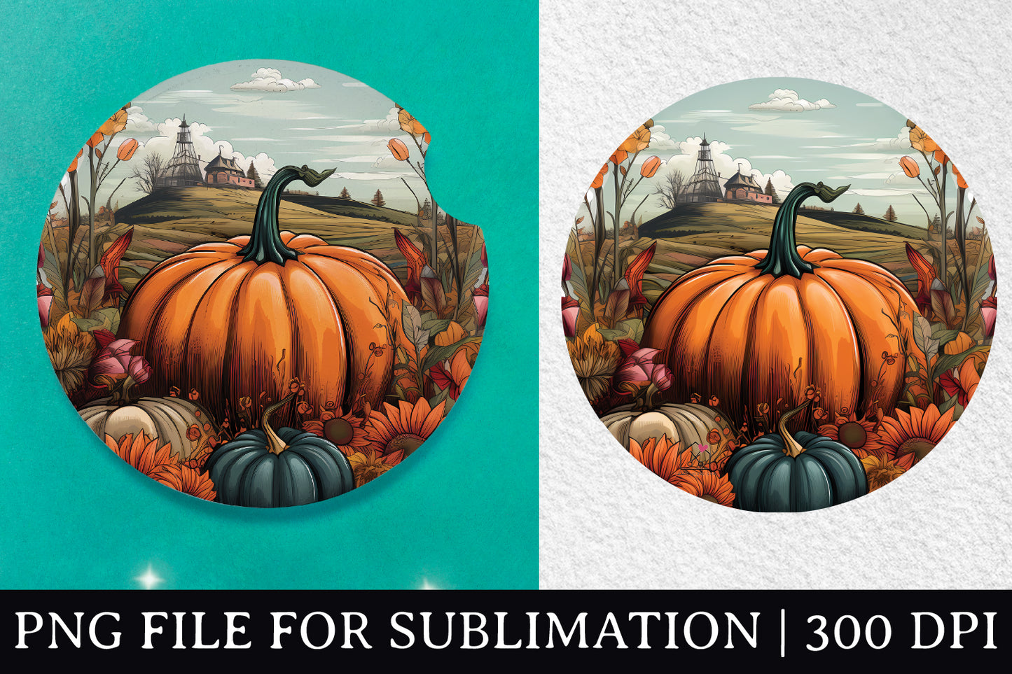 FREE Pumpkin Patch Sublimation Design PNG