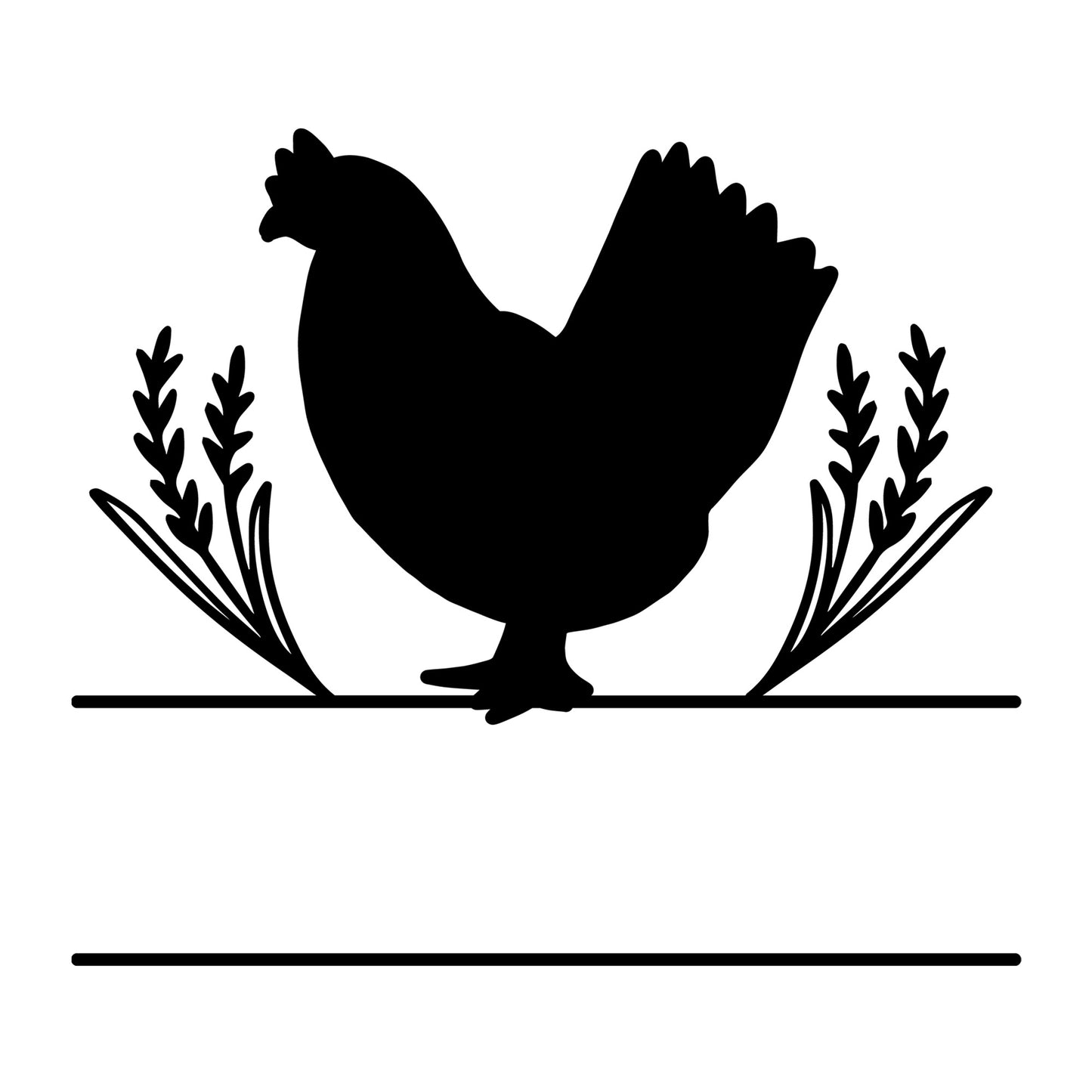 Farmhouse Monogram SVG design for Cricut, Silhouette, laser cutting, vinyl, sublimation, farmhouse signs, monogram projects, decals, and DIY craft projects.