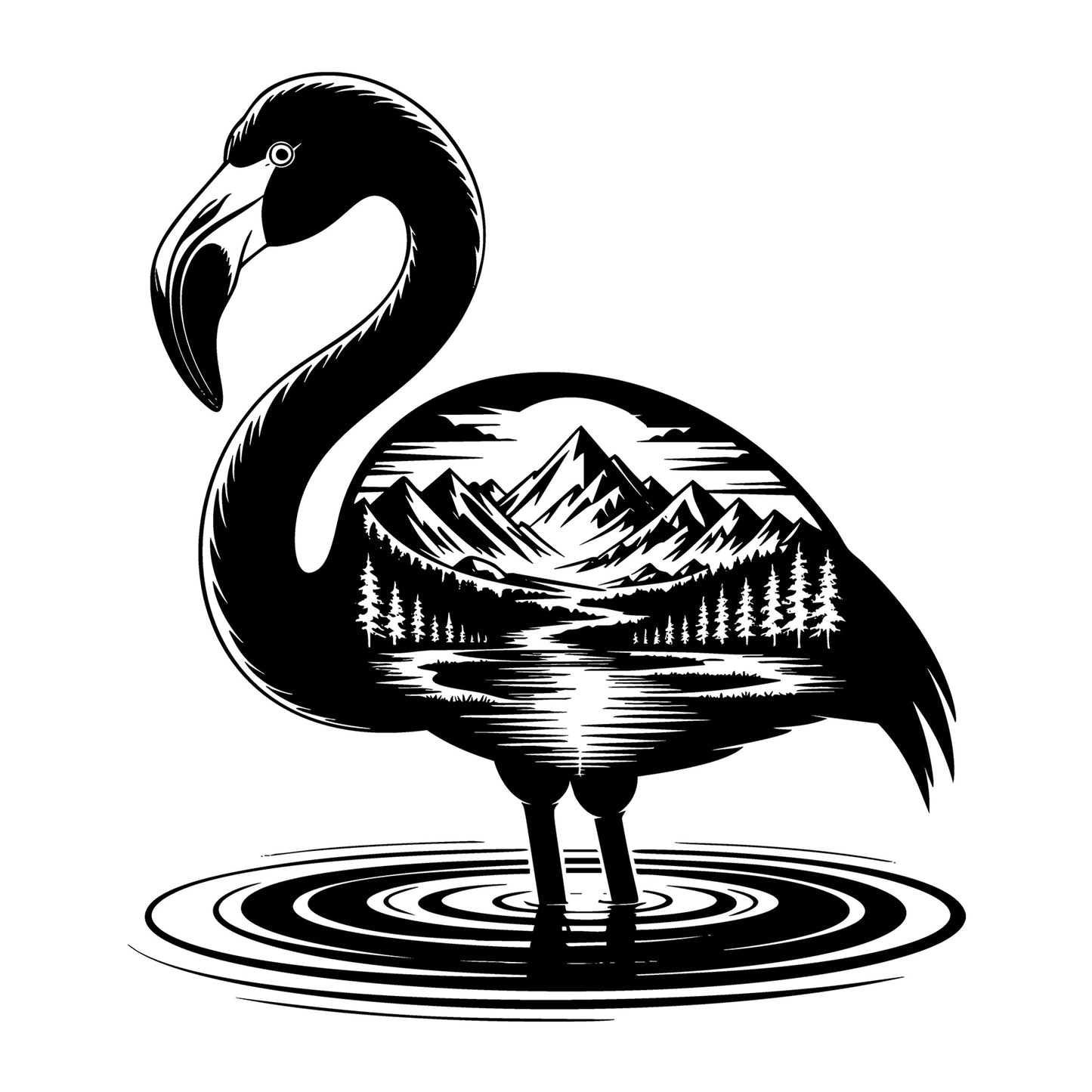 Flamingo SVG