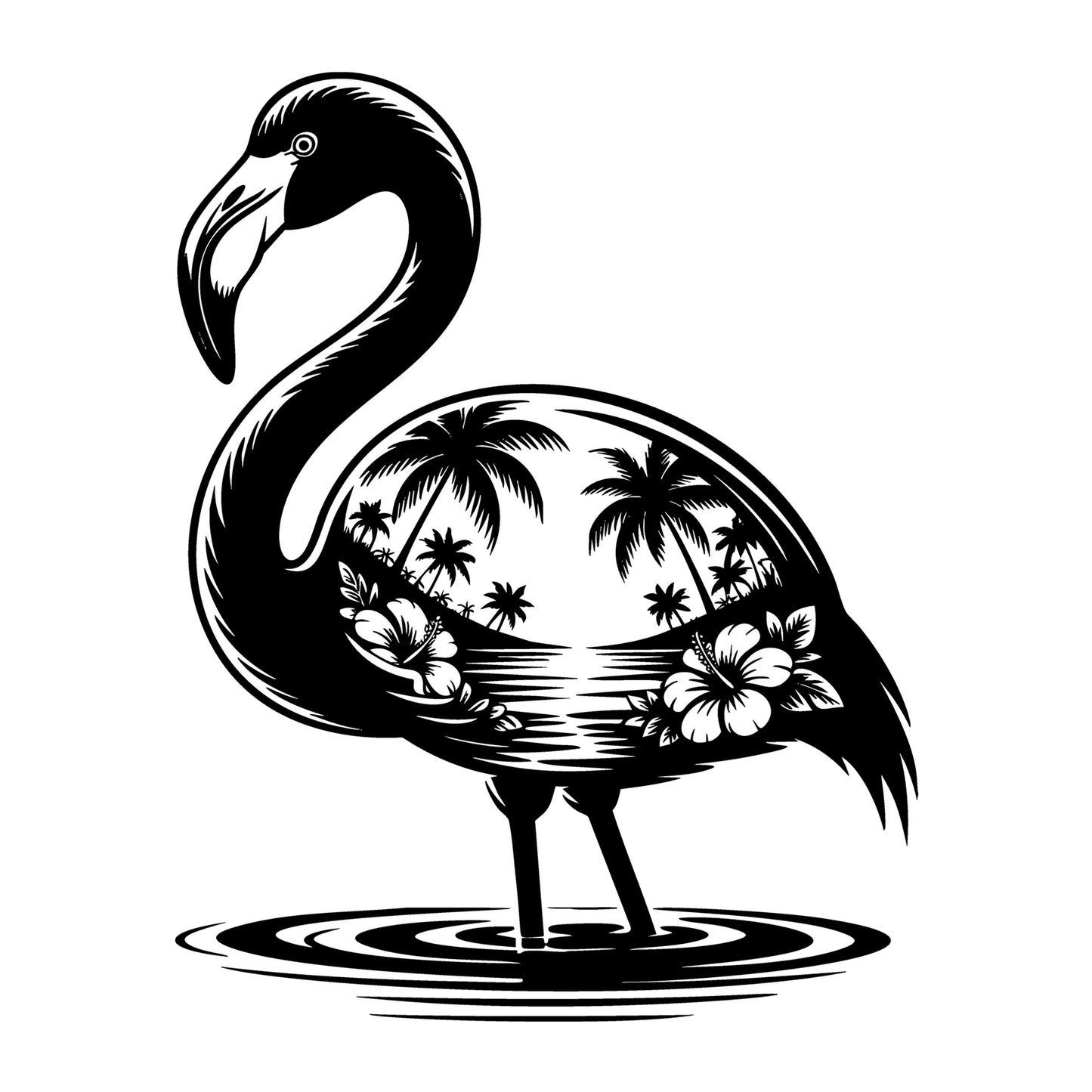 Flamingo SVG