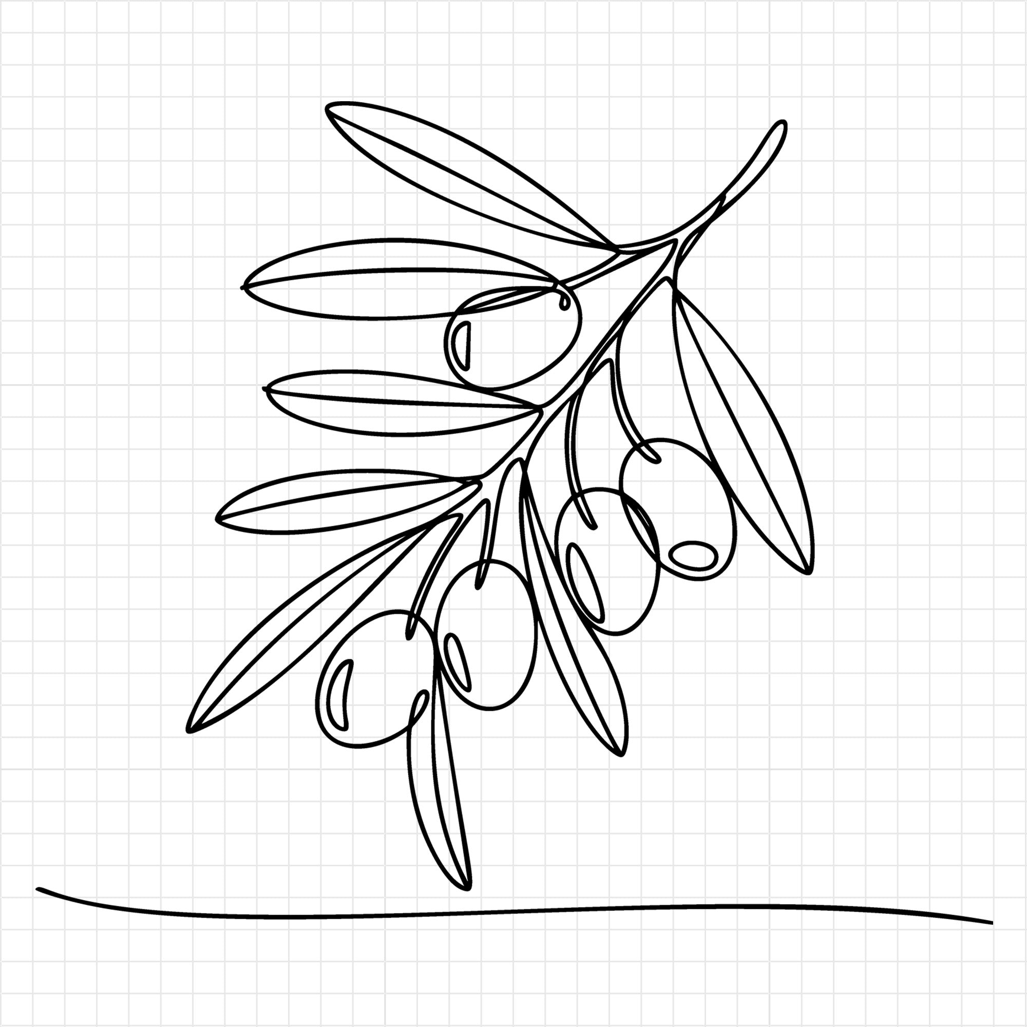 Floral Line Art SVG Bundle