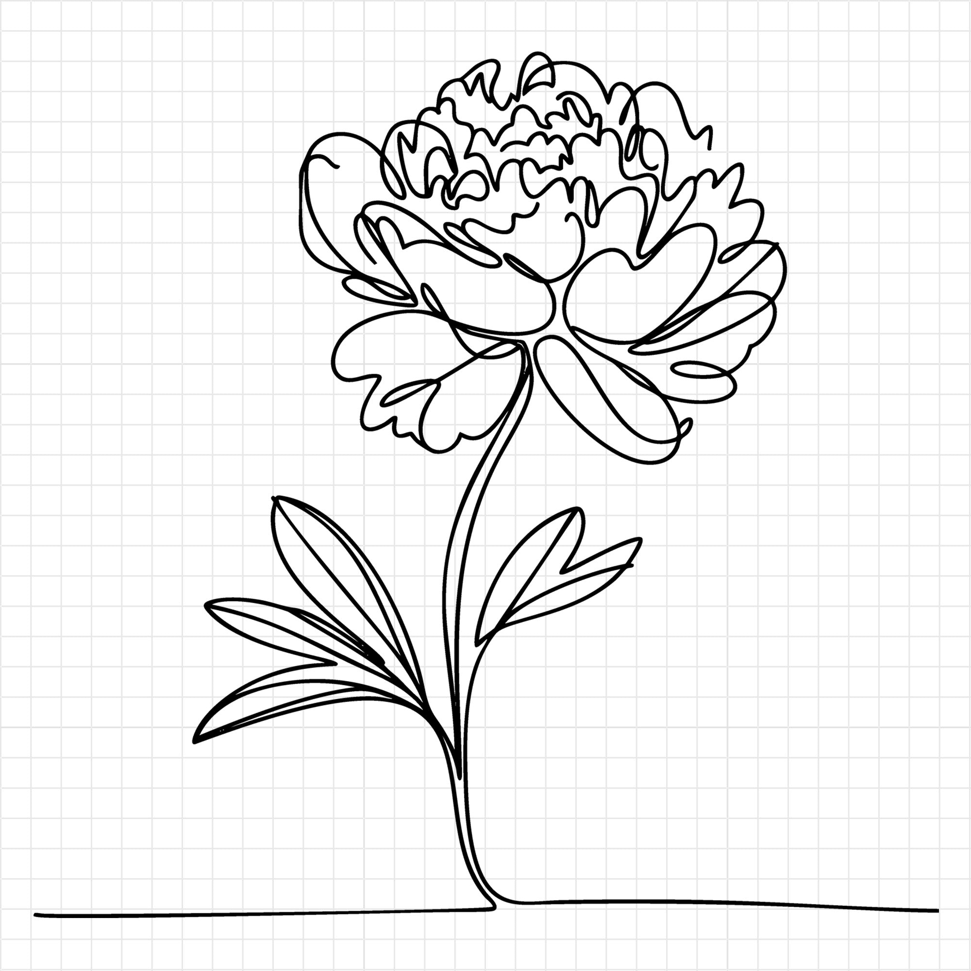 Floral Line Art SVG Bundle