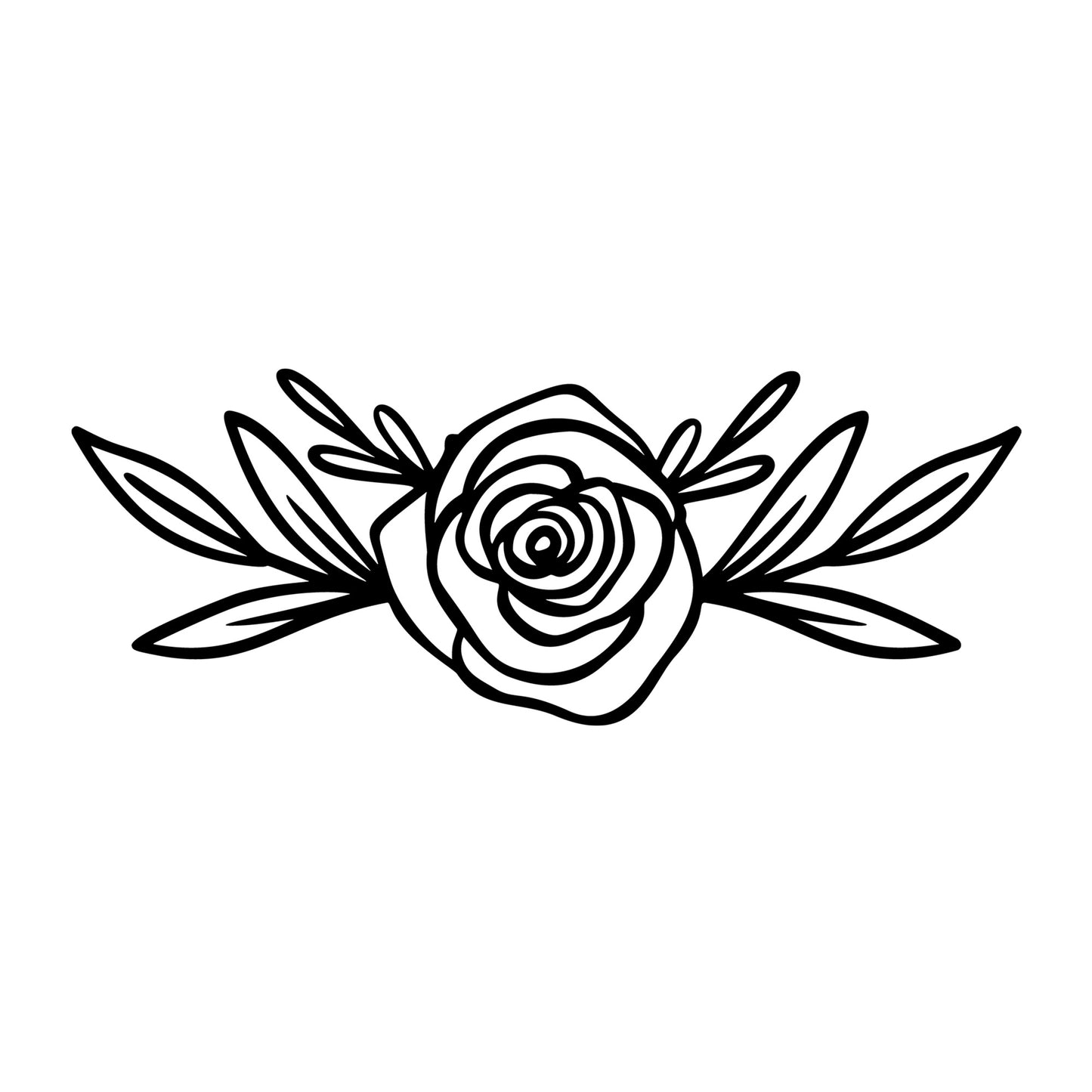 Flowers SVG design for Cricut, Silhouette, laser cutting, vinyl, sublimation, floral crafts, and DIY projects.