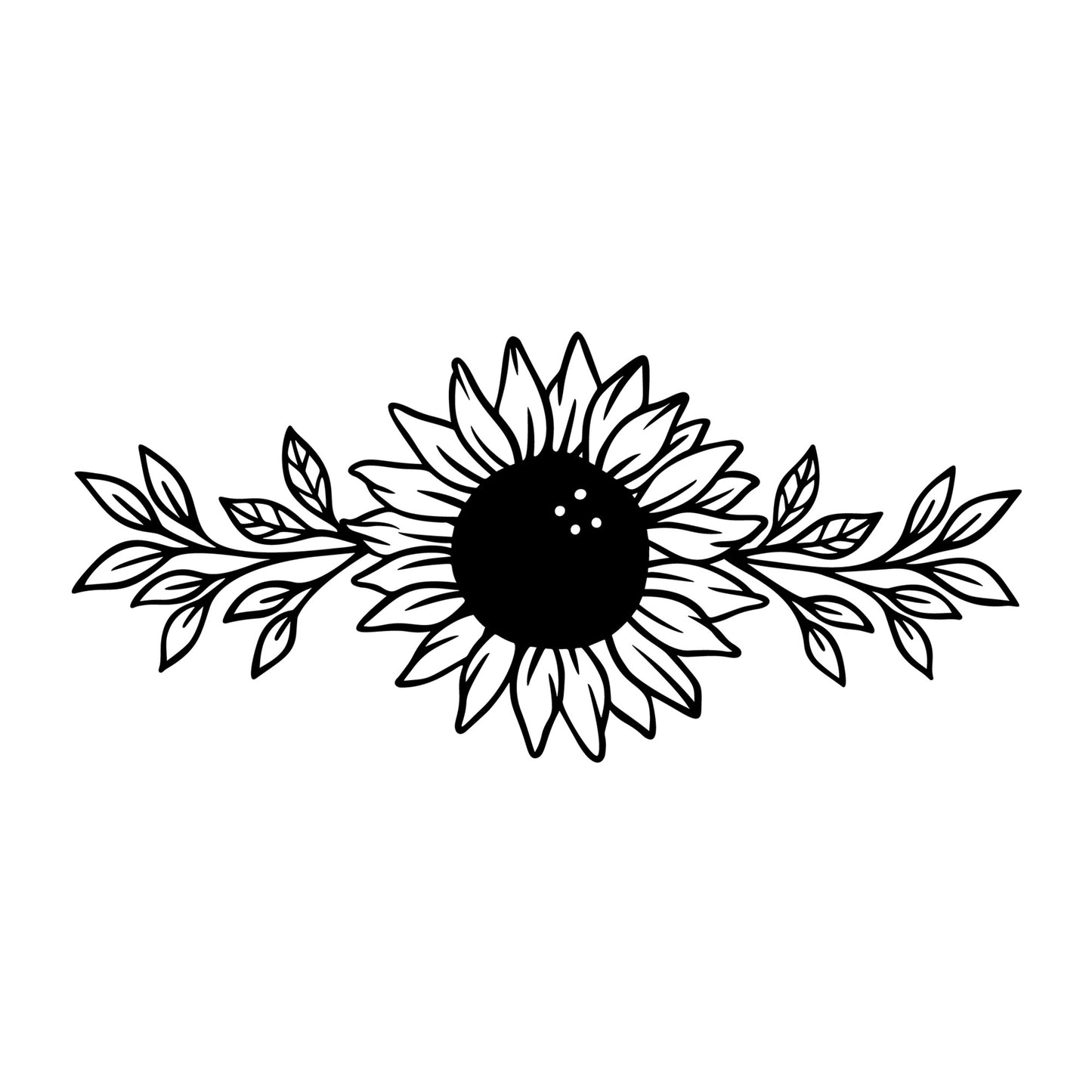 Flowers SVG design for Cricut, Silhouette, laser cutting, vinyl, sublimation, floral crafts, and DIY projects.